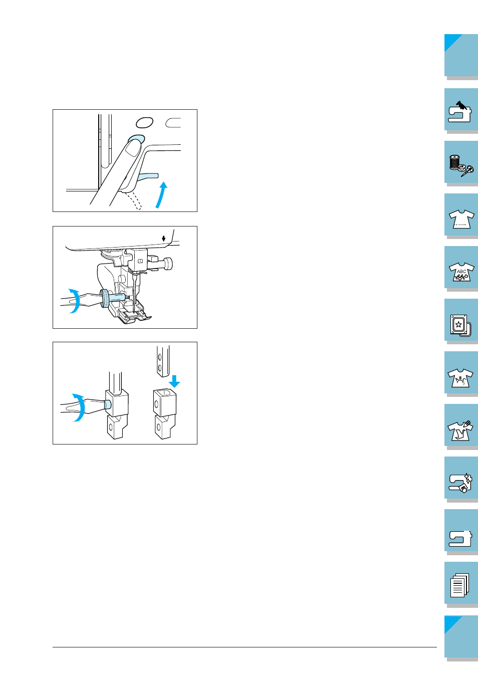 Reattaching the presser foot holder -42 | Brother ULT2002D User Manual | Page 53 / 319