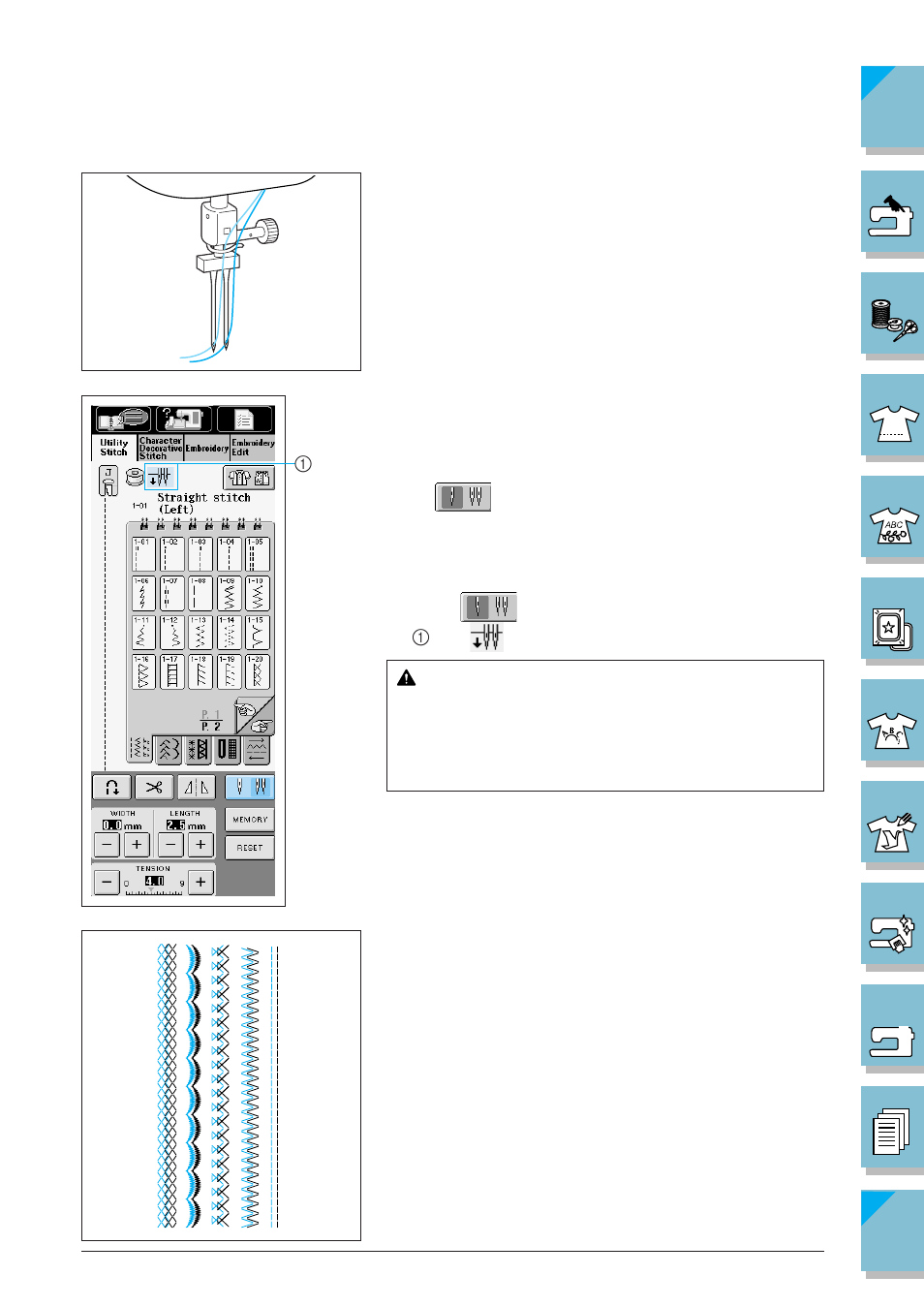 Caution | Brother ULT2002D User Manual | Page 64 / 319