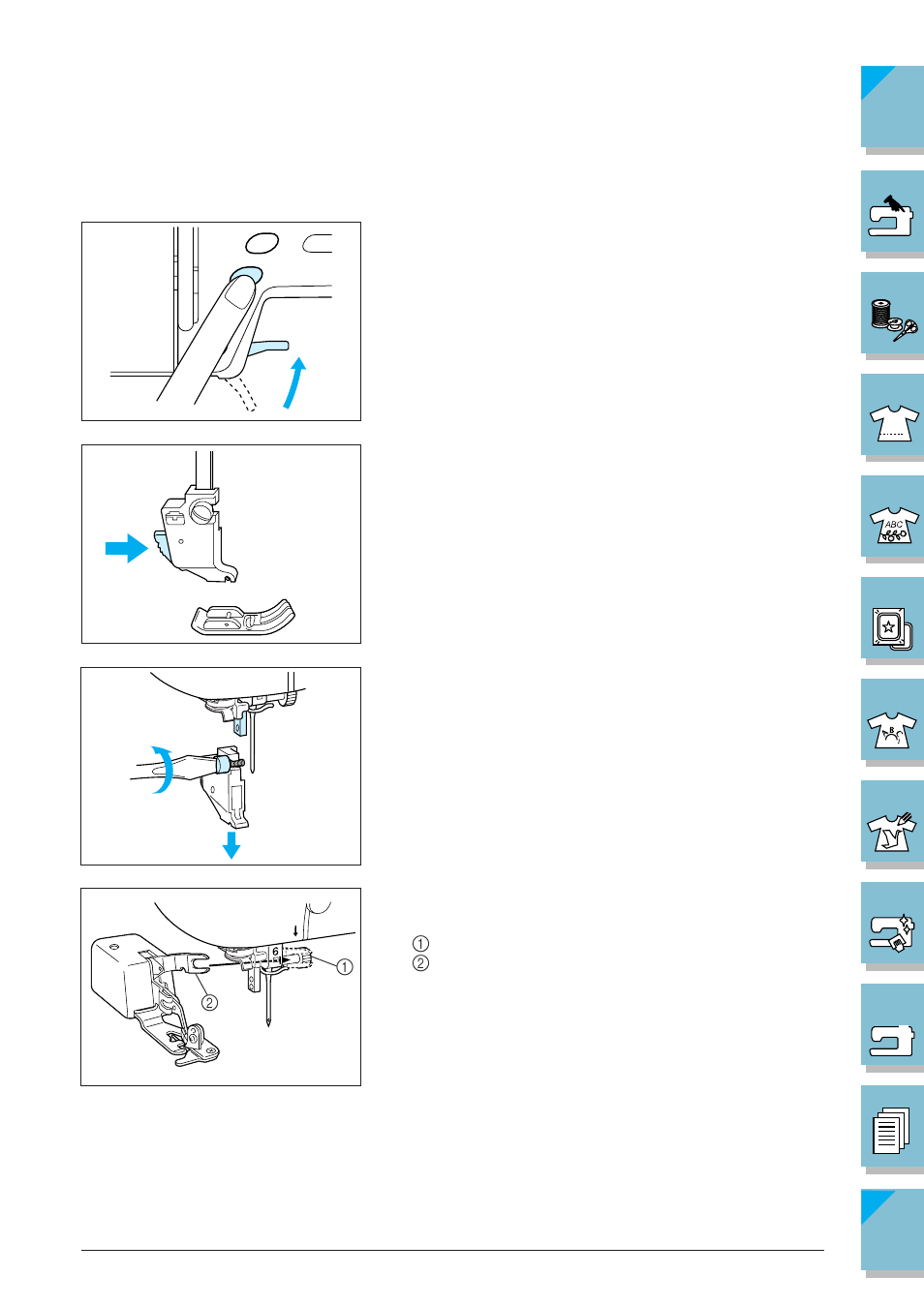 Overcasting using the side cutter 3-25 | Brother ULT2002D User Manual | Page 98 / 319