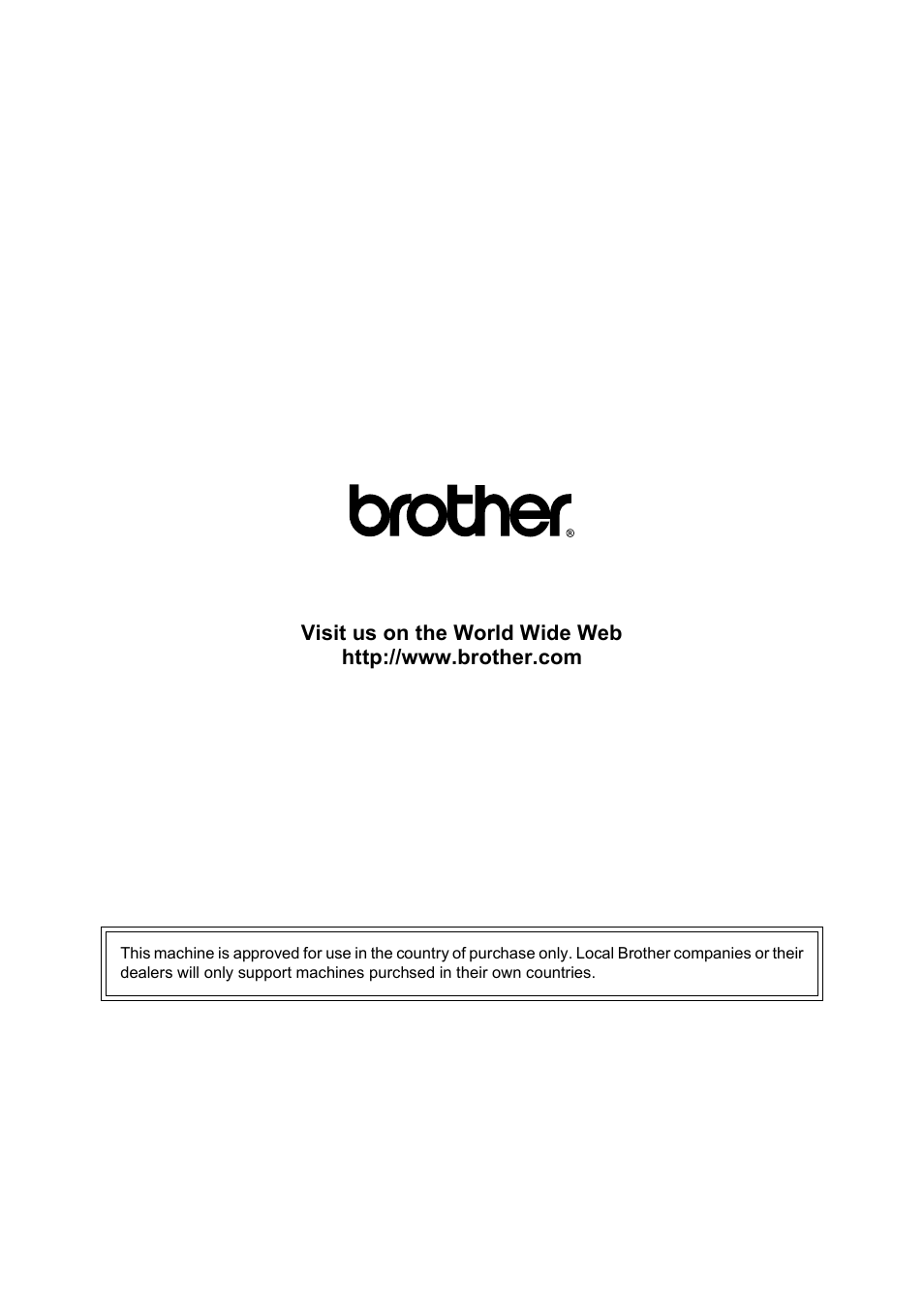 Brother uk/ire/gen/saf | Brother DCP-165C User Manual | Page 111 / 111