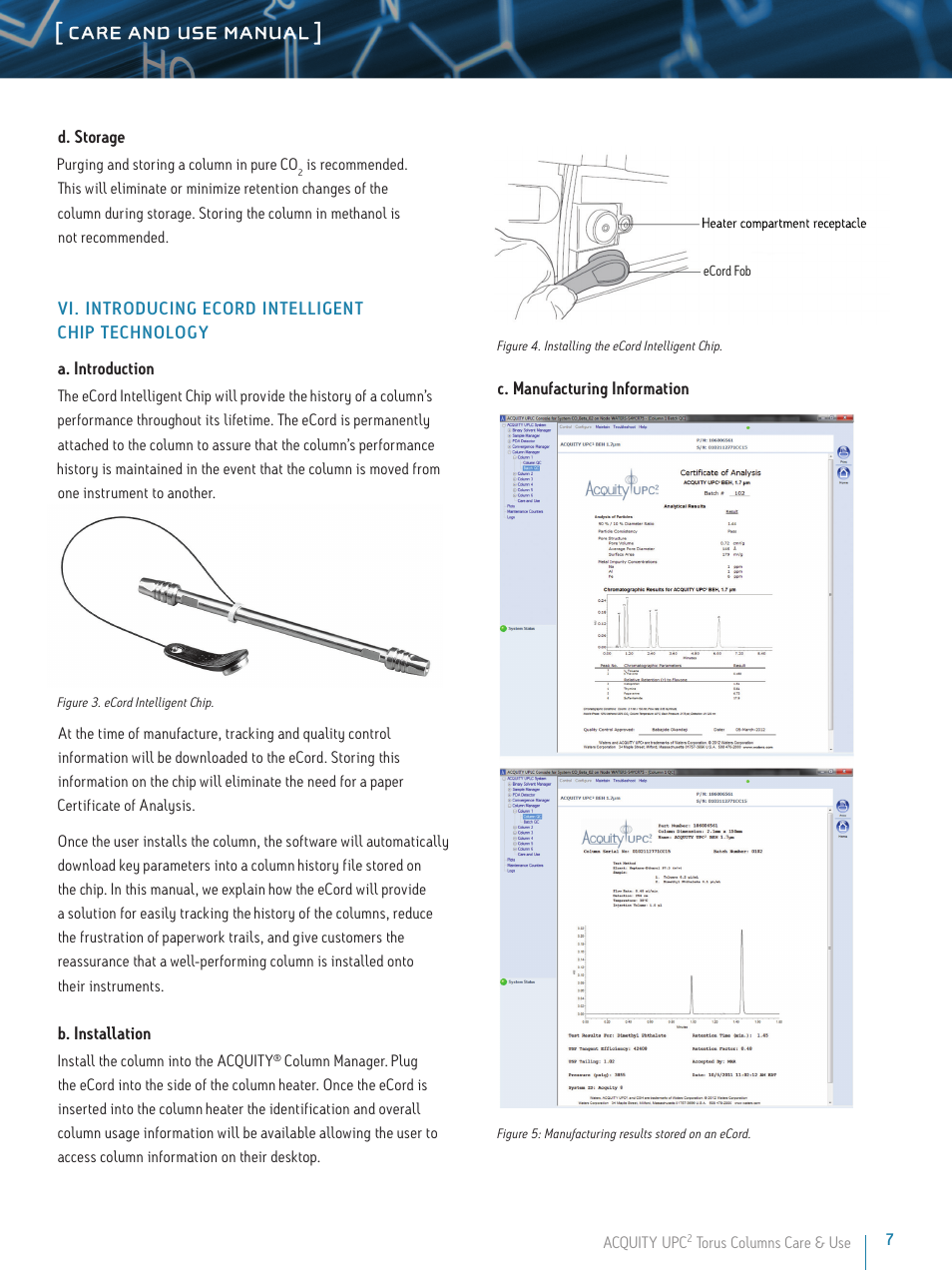 Care and use manual | Waters ACQUITY UPC2 BEH, HSS, and CSH Columns User Manual | Page 7 / 8