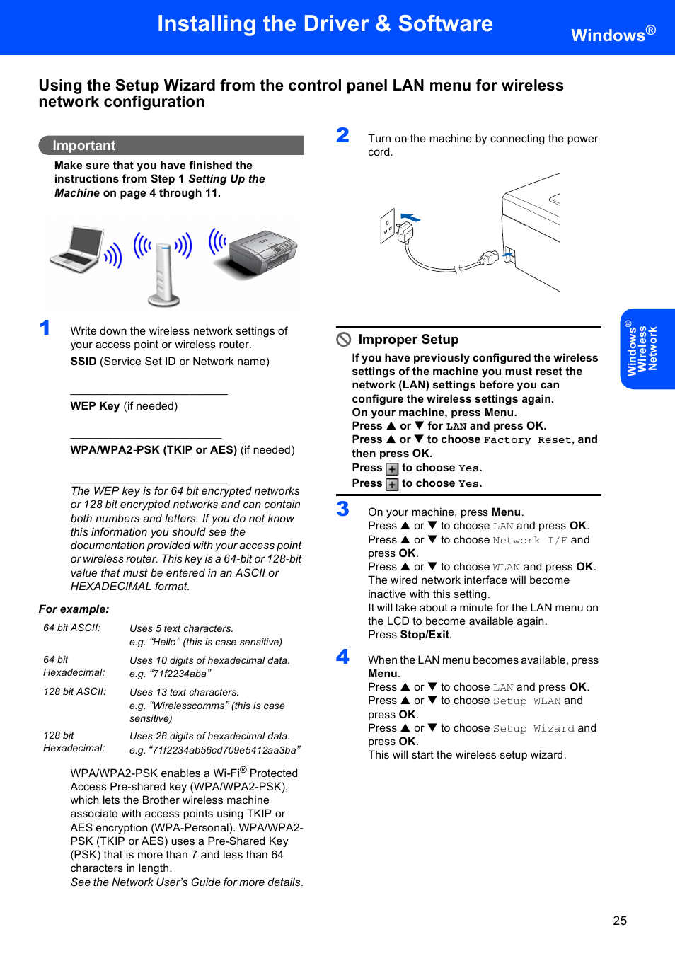 Installing the driver & software, Windows | Brother DCP-750CW User Manual | Page 27 / 51