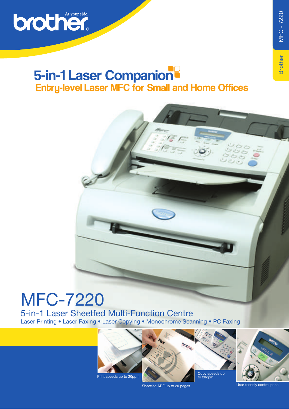 Brother MFC-7220 User Manual | 2 pages