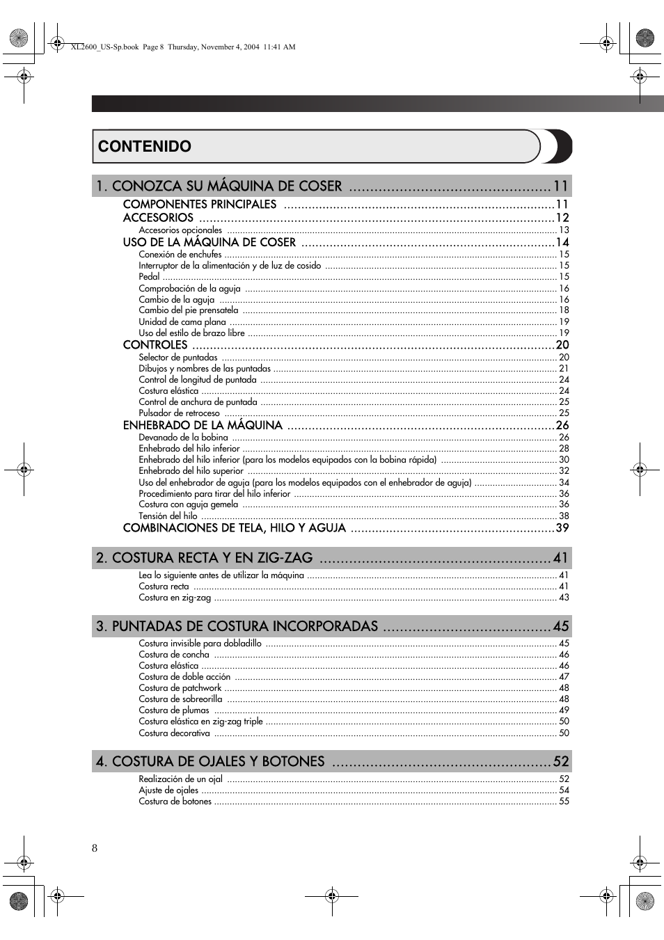 Brother BM-3500 User Manual | Page 9 / 81