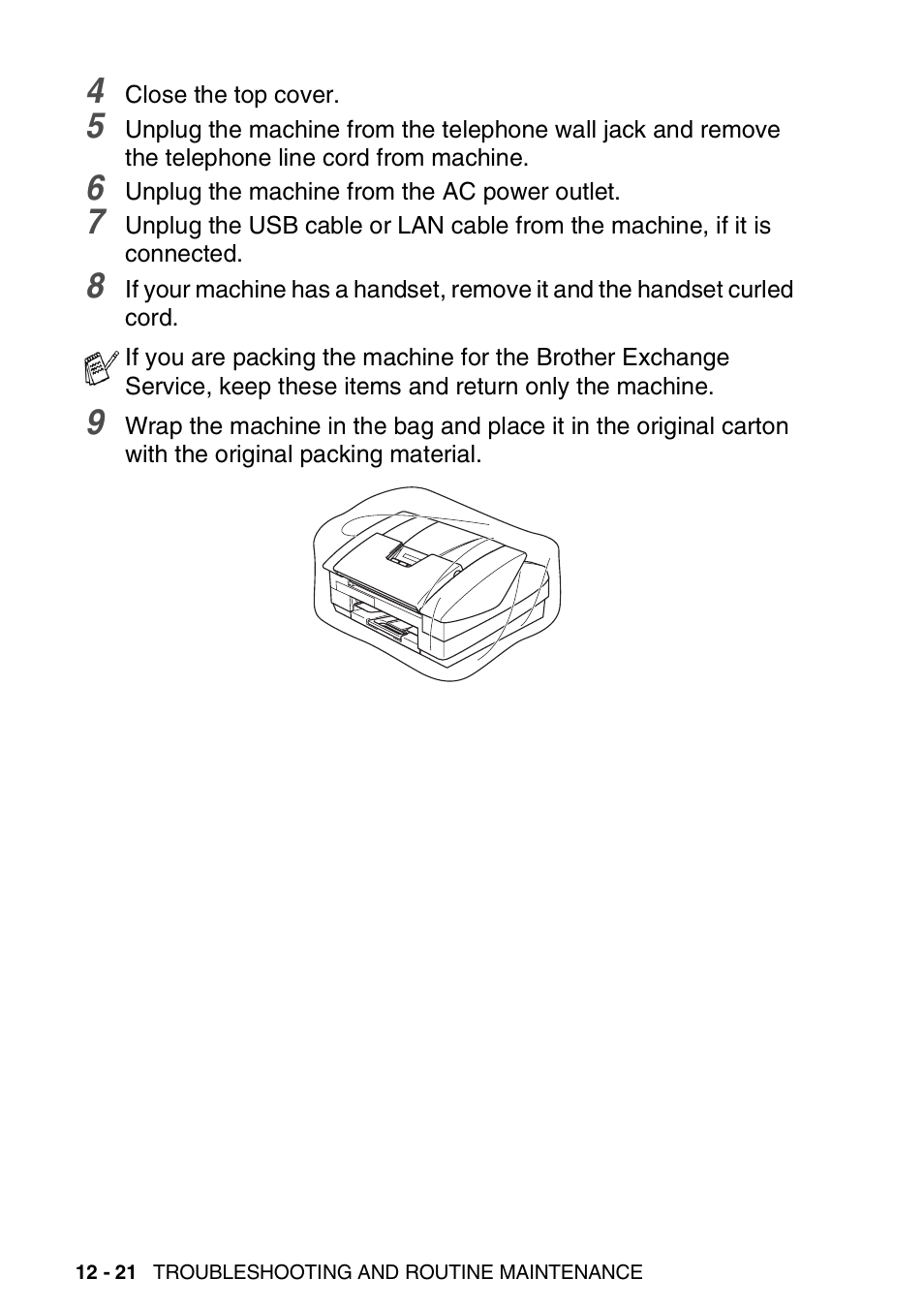 Brother FAX 1840C User Manual | Page 165 / 231
