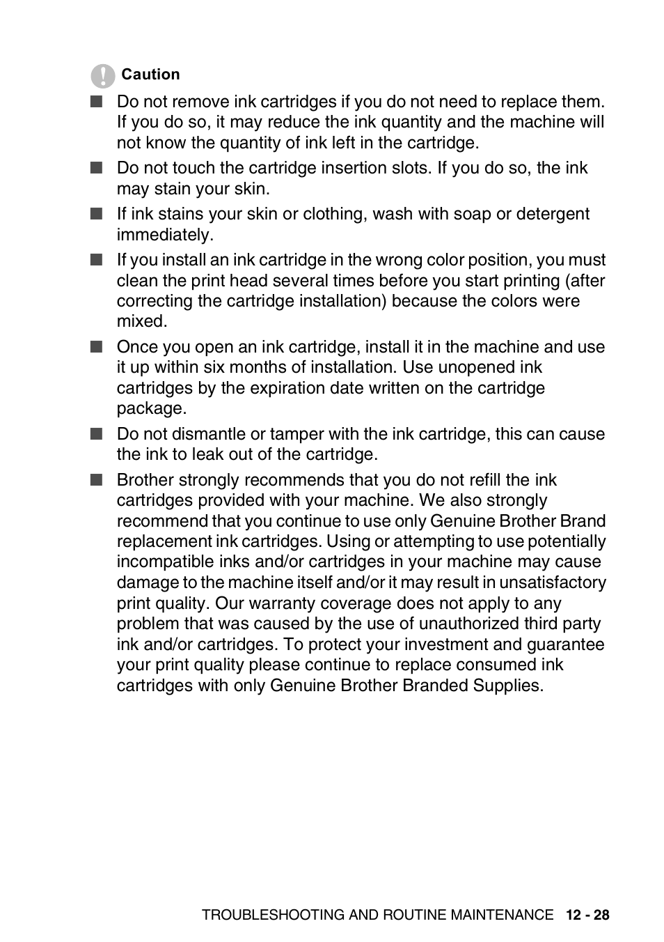 Brother FAX 1840C User Manual | Page 172 / 231