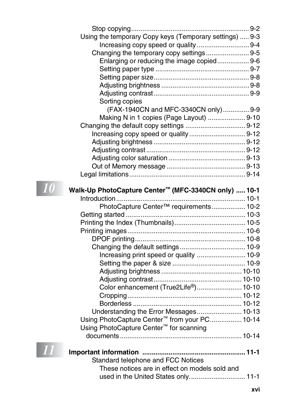 Brother FAX 1840C User Manual | Page 18 / 231