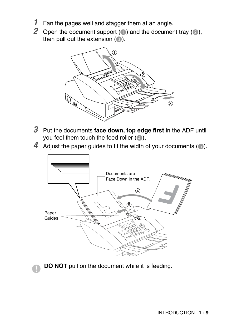 Brother FAX 1840C User Manual | Page 30 / 231