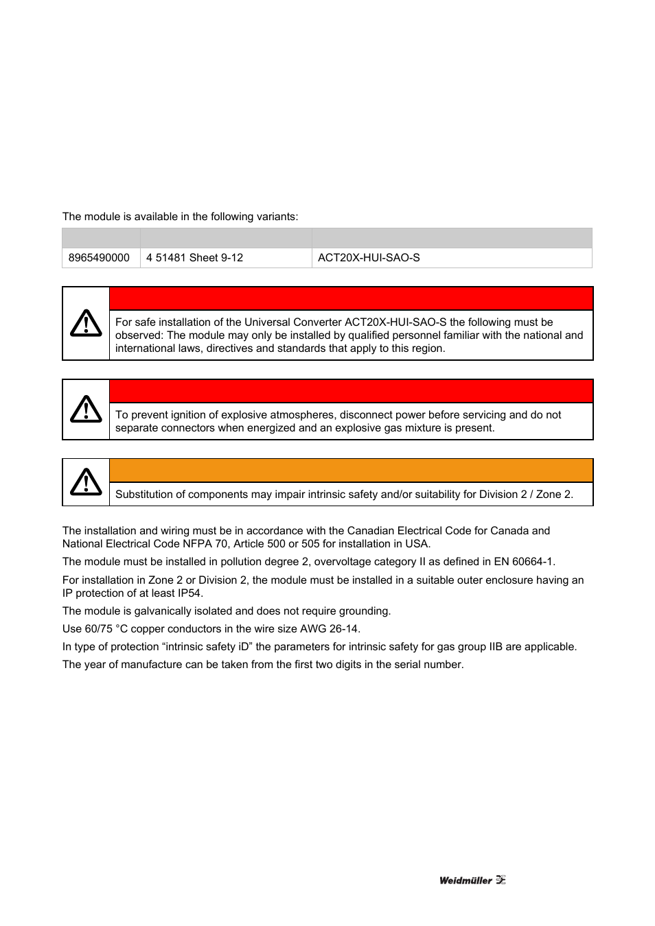 Fm installation drawing | Weidmuller ACT20X User Manual | Page 129 / 182