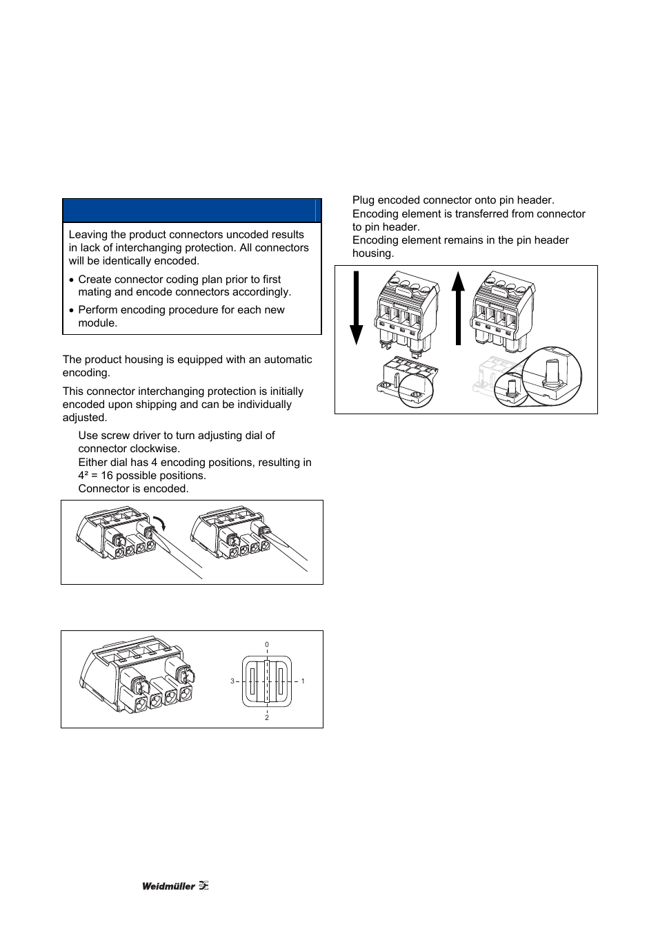 8 encoding, Encoding | Weidmuller ACT20X User Manual | Page 18 / 182