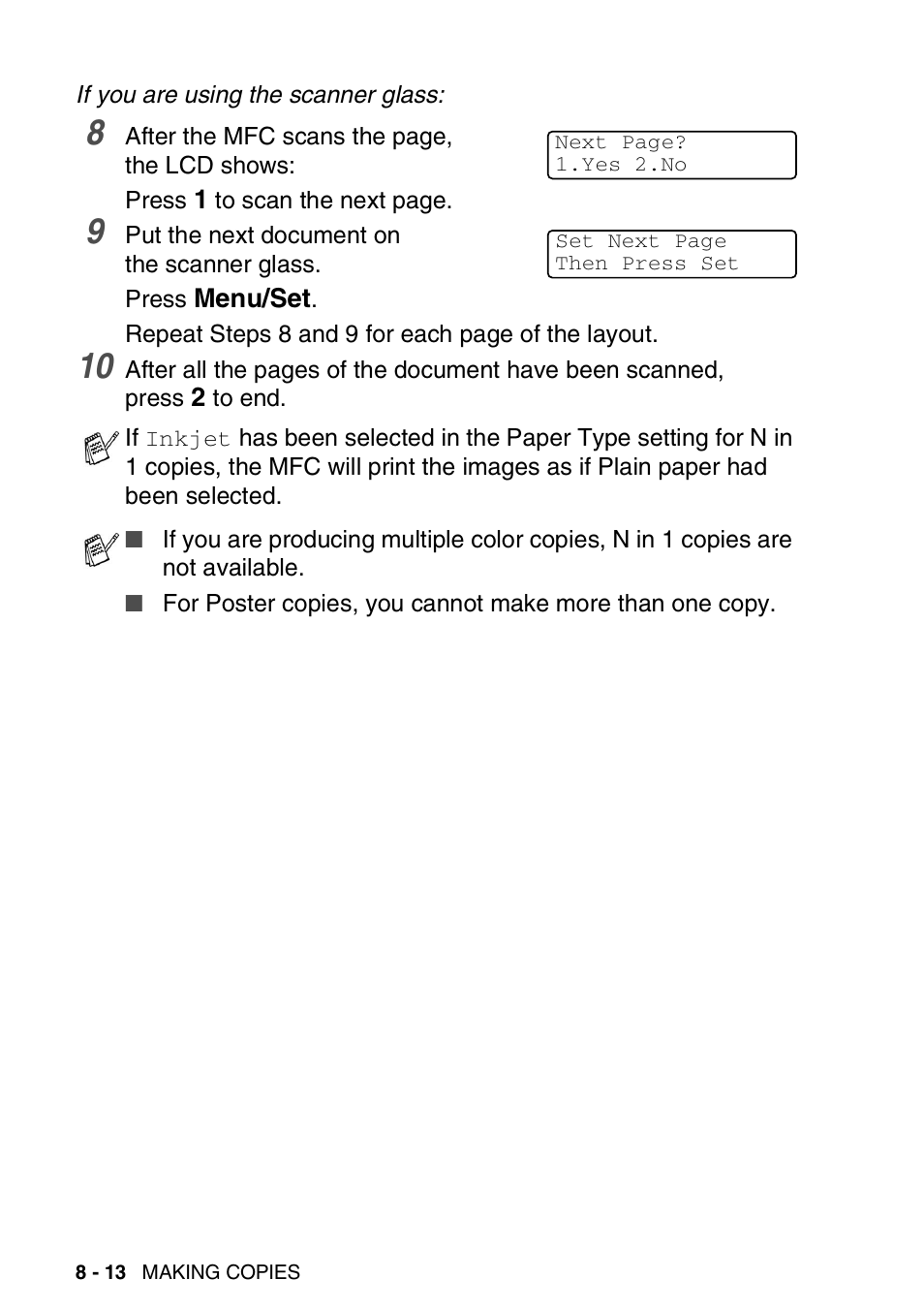 Brother MFC-5440CN User Manual | Page 101 / 211