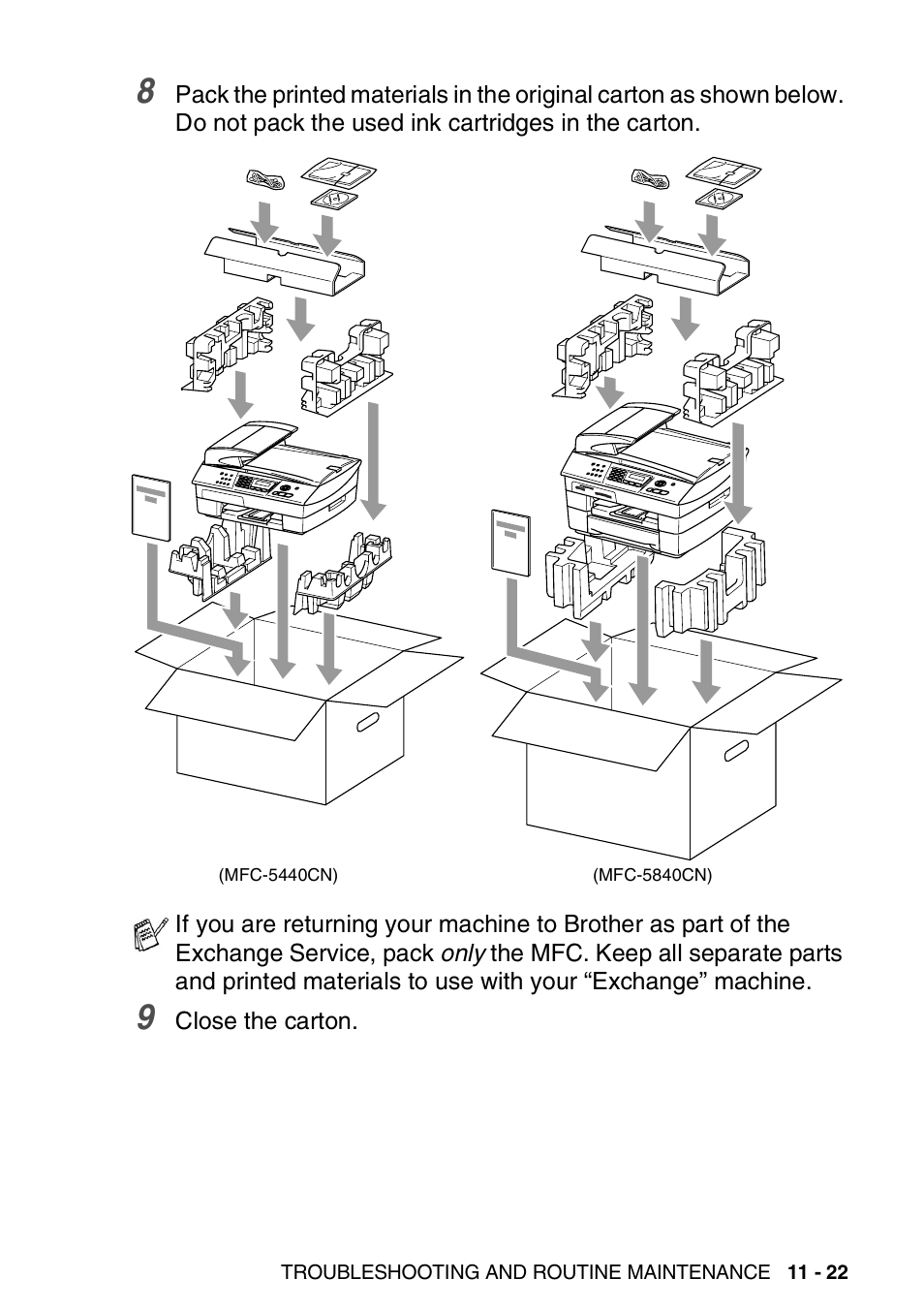 Brother MFC-5440CN User Manual | Page 150 / 211