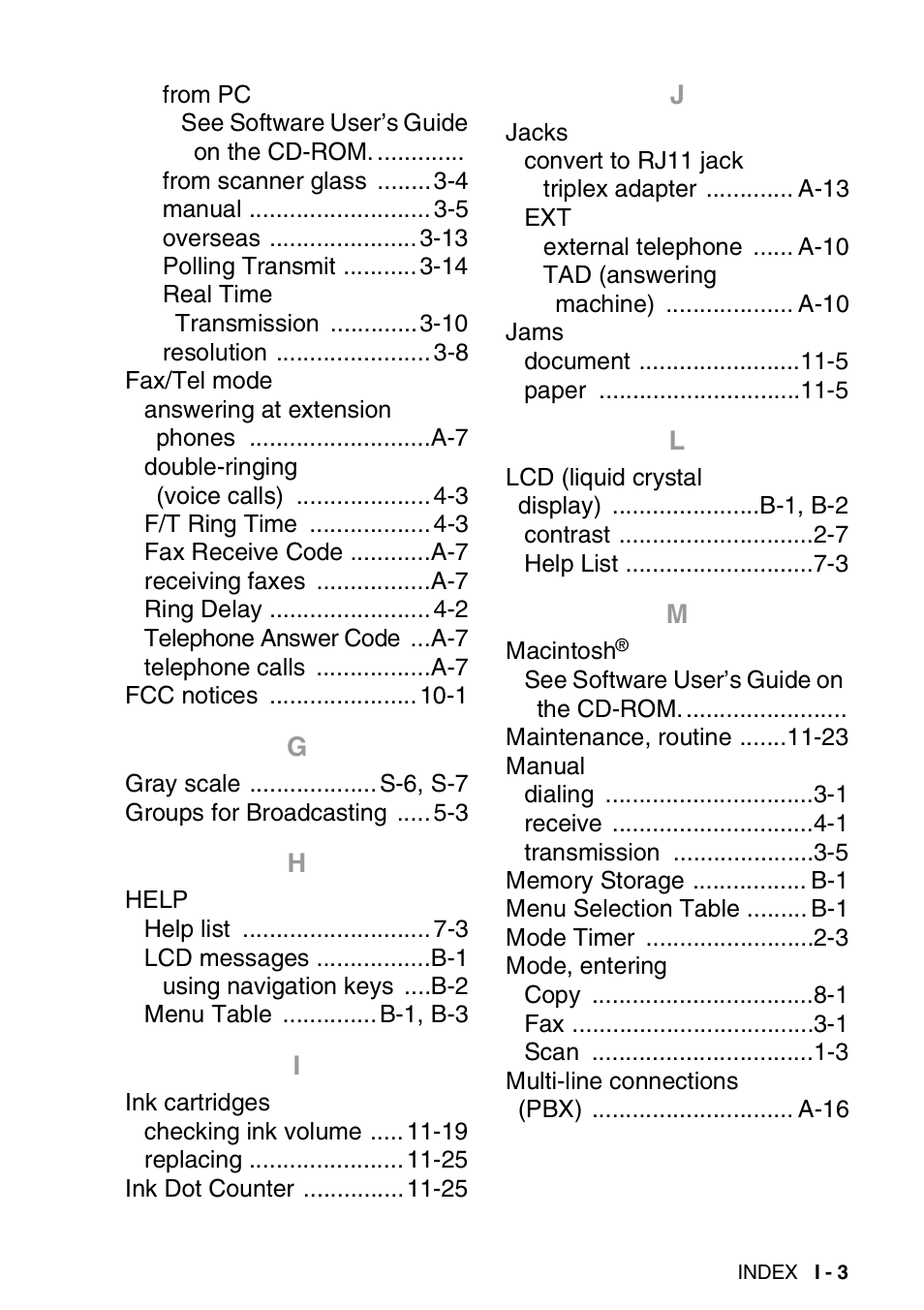 Brother MFC-5440CN User Manual | Page 204 / 211