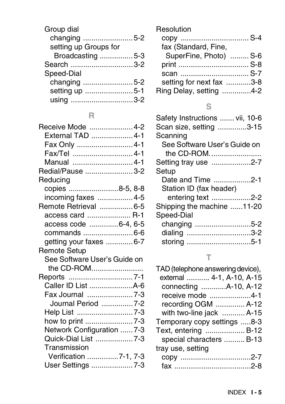 Brother MFC-5440CN User Manual | Page 206 / 211