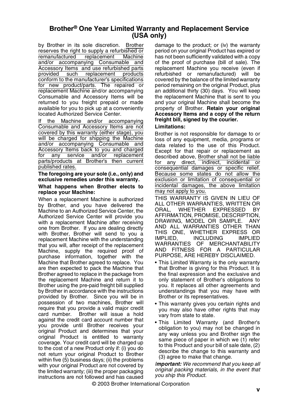 Brother | Brother MFC-5440CN User Manual | Page 7 / 211