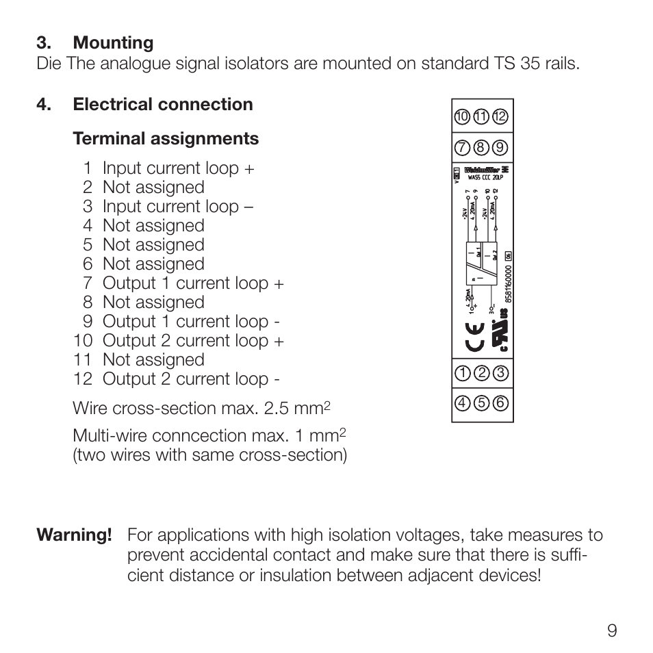 Weidmuller WAVE Analog 2 OLP User Manual | Page 4 / 7