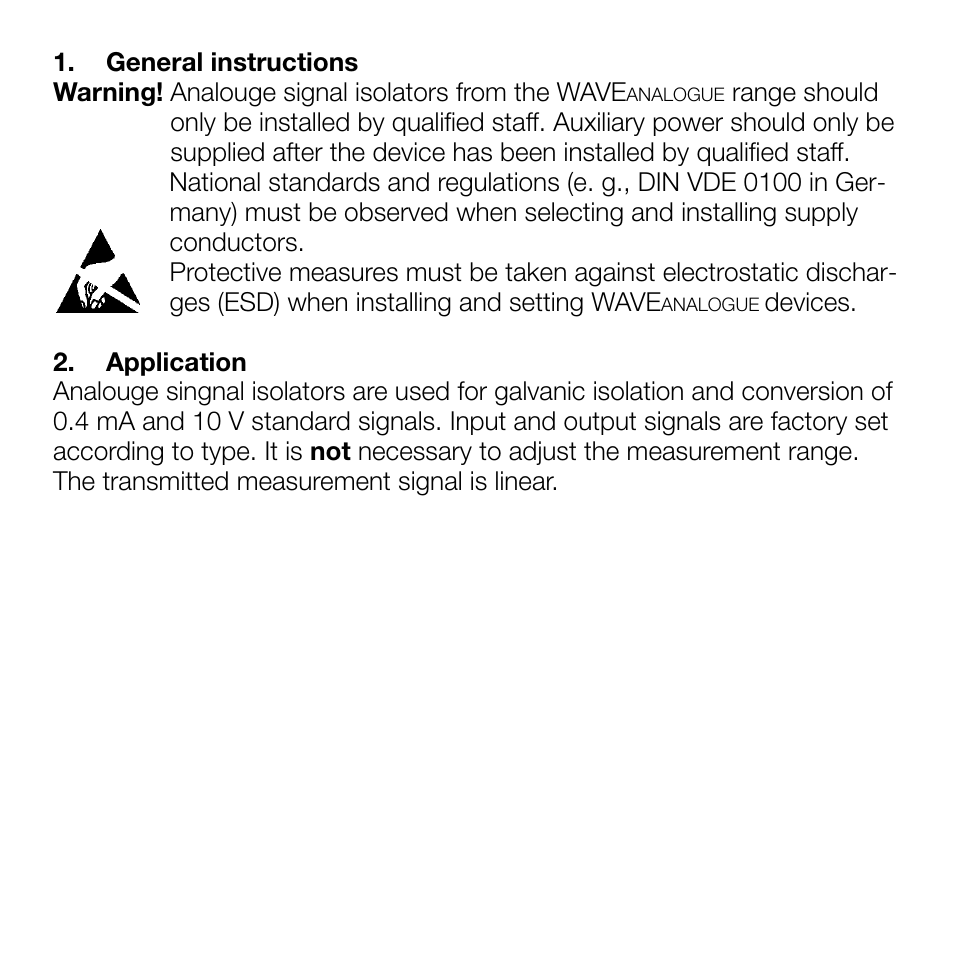 Weidmuller WAVE Analog DC/DC User Manual | Page 3 / 7