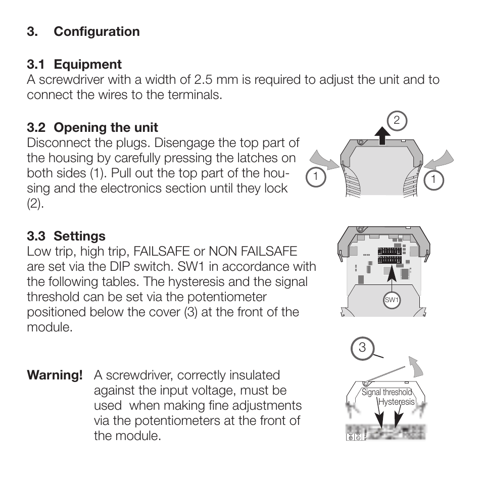 Weidmuller WAVE Analog DC Alarm User Manual | Page 4 / 10