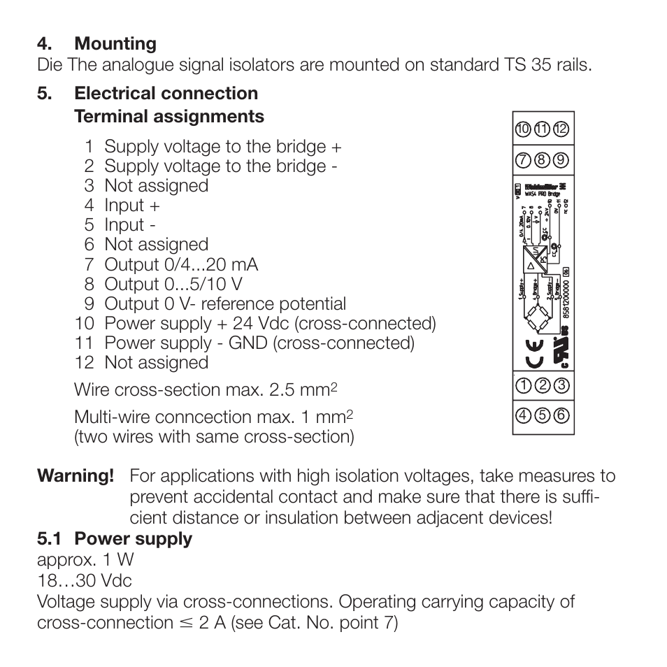 Weidmuller WAVE Analog PRO Bridge User Manual | Page 7 / 9