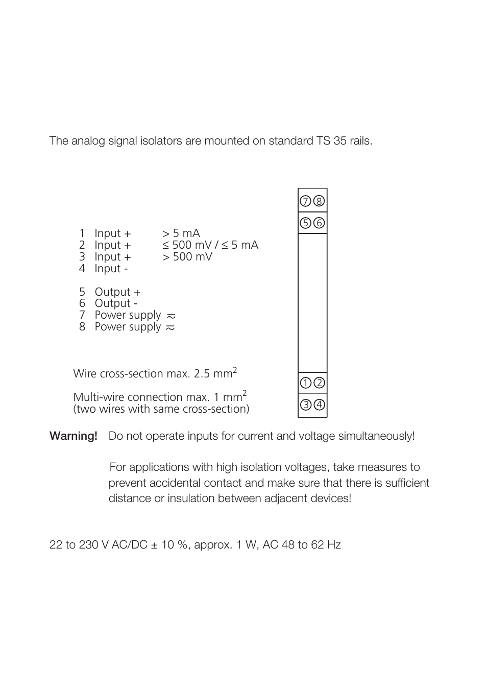 Weidmuller WAVE Analog PRO DC User Manual | Page 10 / 15