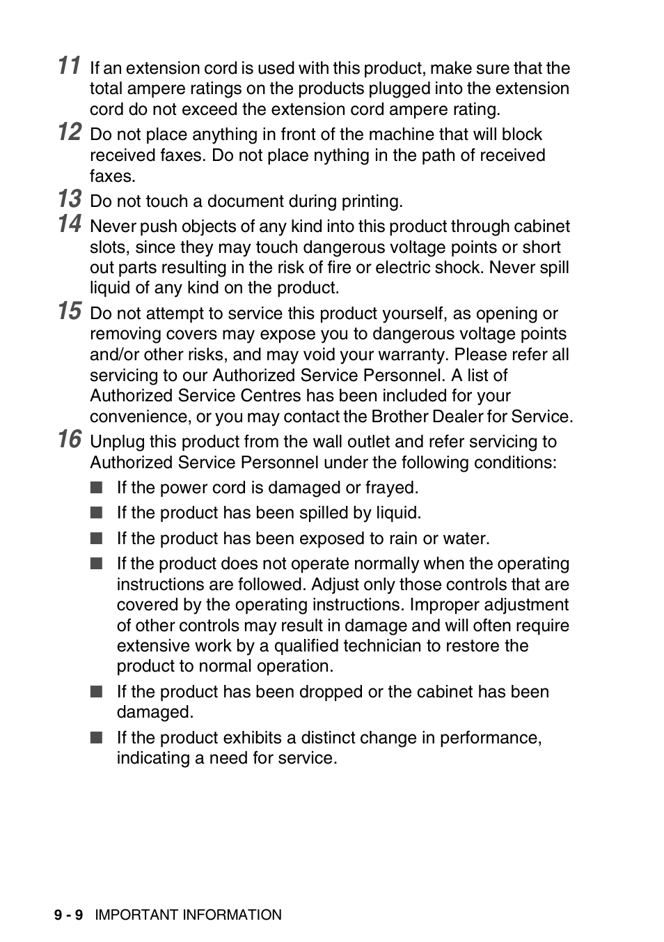 Brother FAX-3240C User Manual | Page 111 / 192