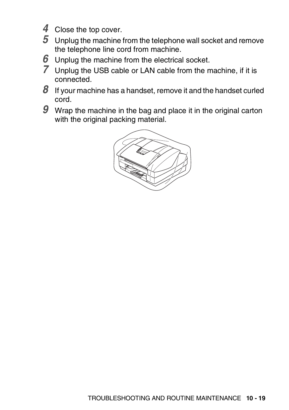 Brother FAX-3240C User Manual | Page 132 / 192