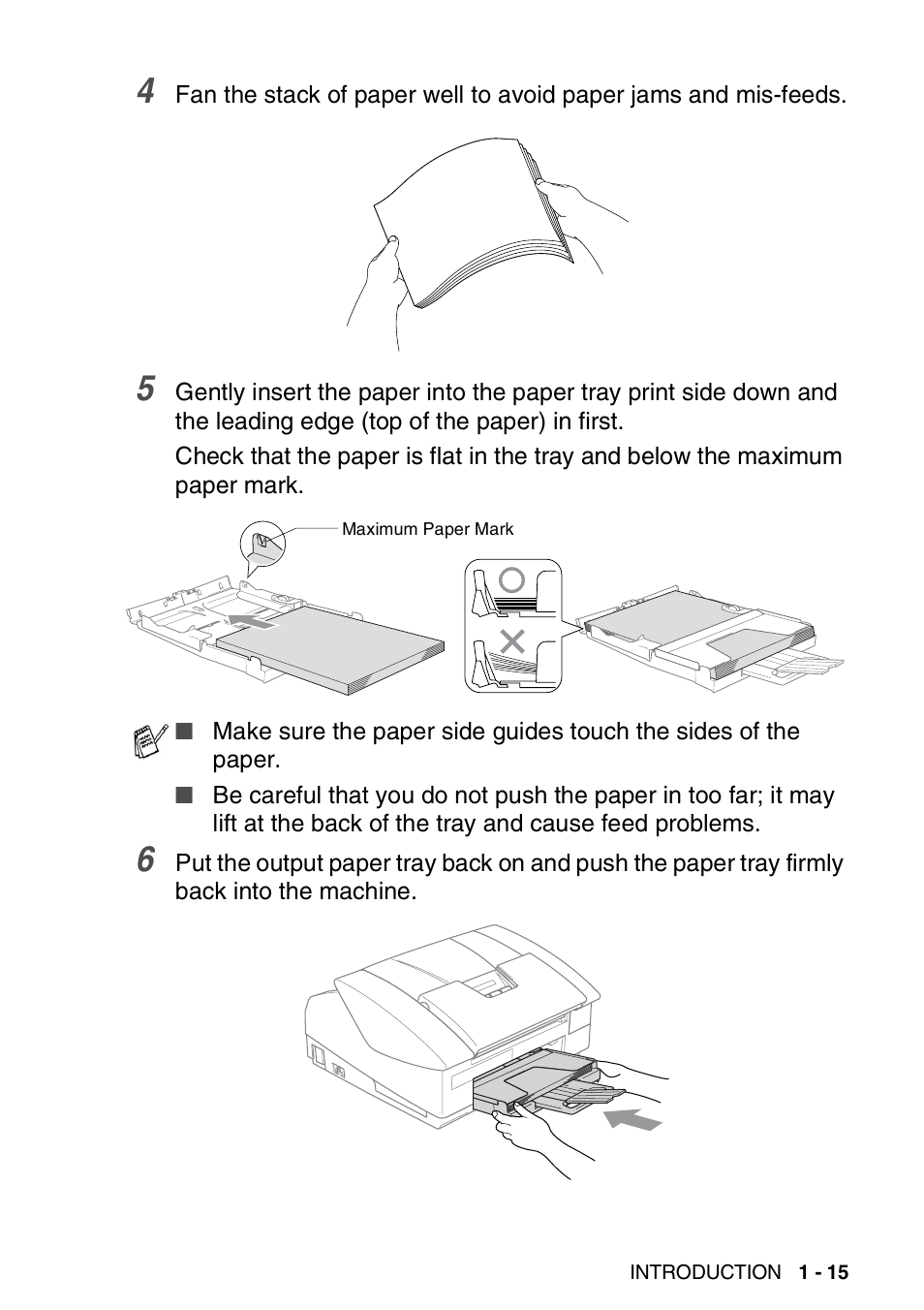Brother FAX-3240C User Manual | Page 30 / 192