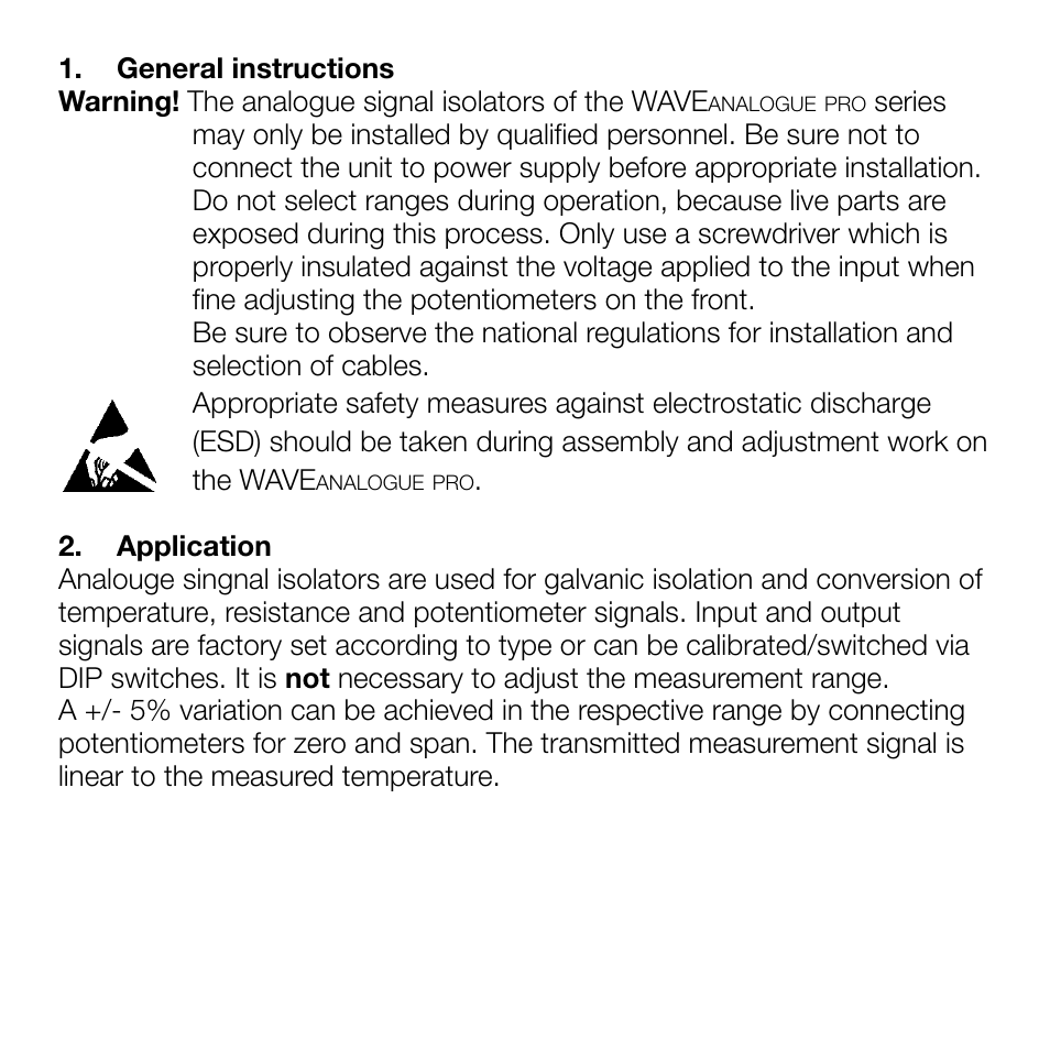 Weidmuller WAVE Analog PRO RTD User Manual | Page 3 / 13