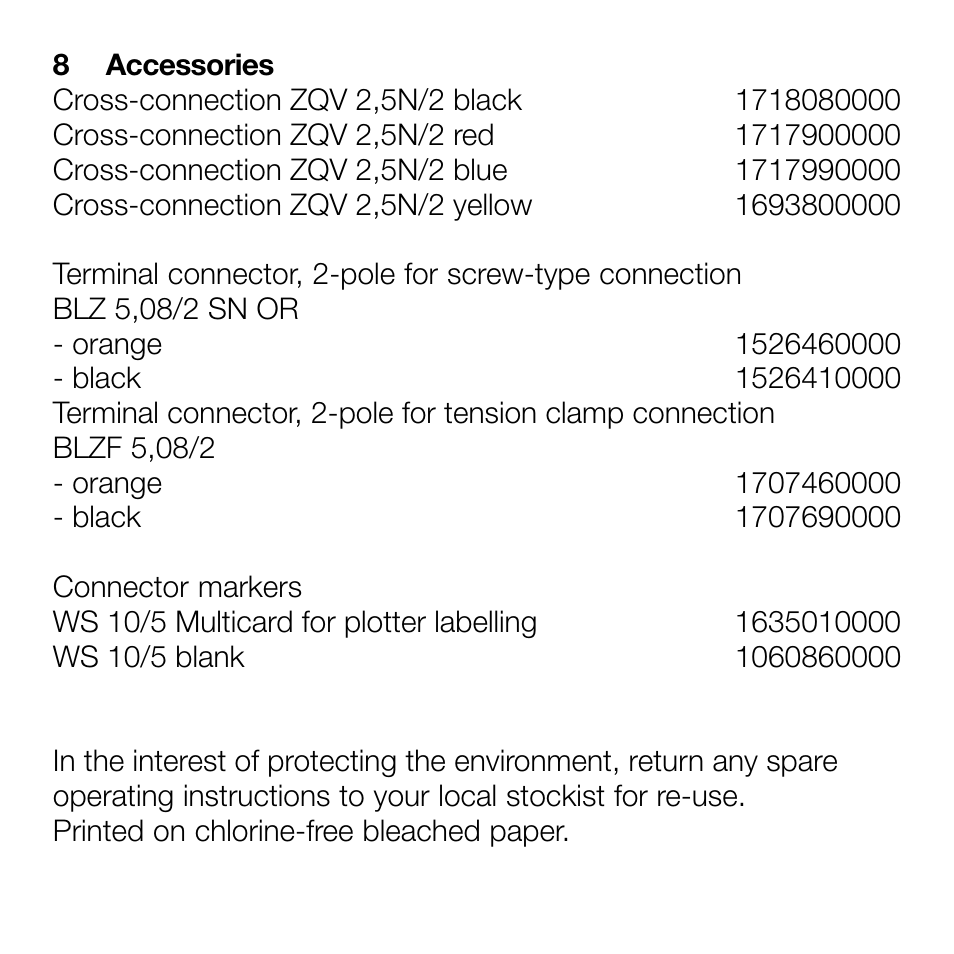 Weidmuller DC/DC CCC LP - with voltage supply on the output side User Manual | Page 8 / 8