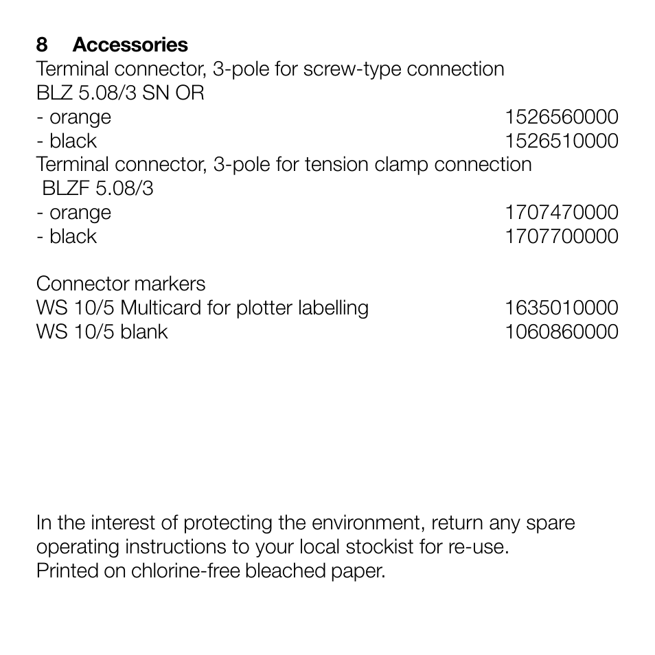 Weidmuller DC/DC CCC LP - without additional voltage supply User Manual | Page 8 / 8
