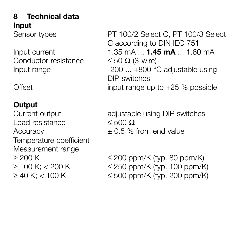 Weidmuller PT 100/3 sig conditioners for current output User Manual | Page 12 / 14