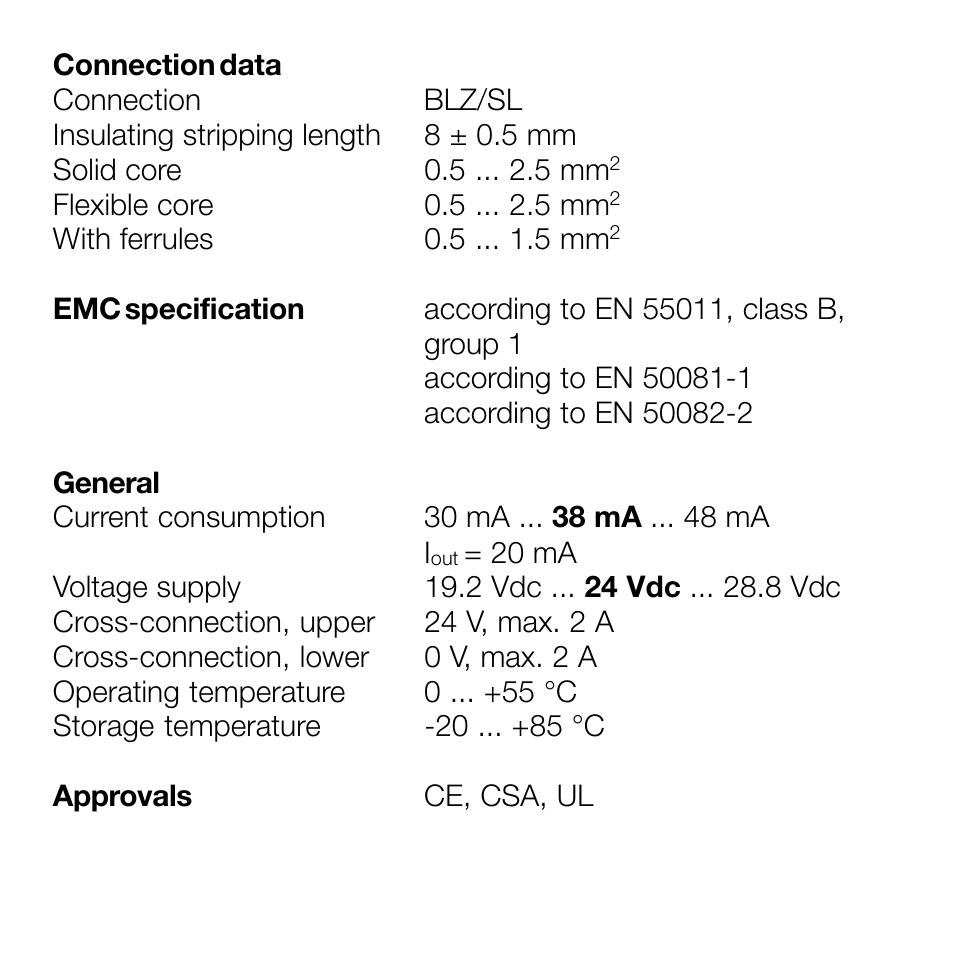 Weidmuller PT 100/3 sig conditioners for current output User Manual | Page 13 / 14