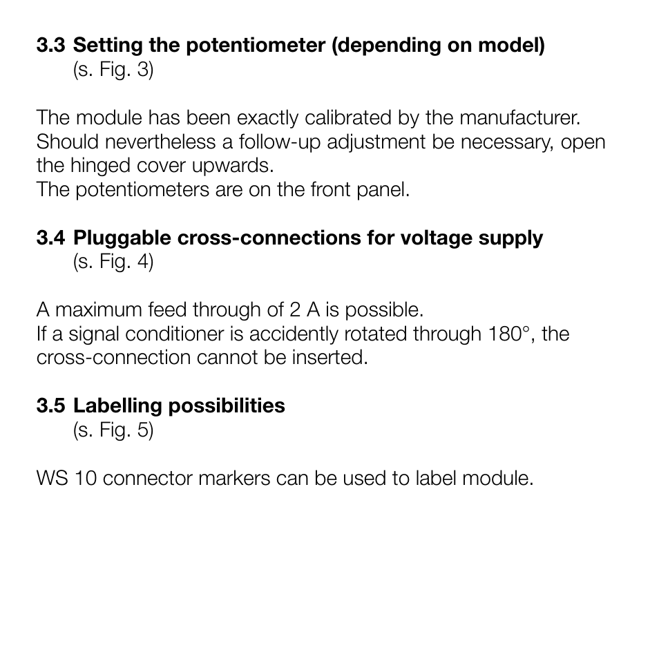 Weidmuller PT 100/3 sig conditioners for current output User Manual | Page 4 / 14