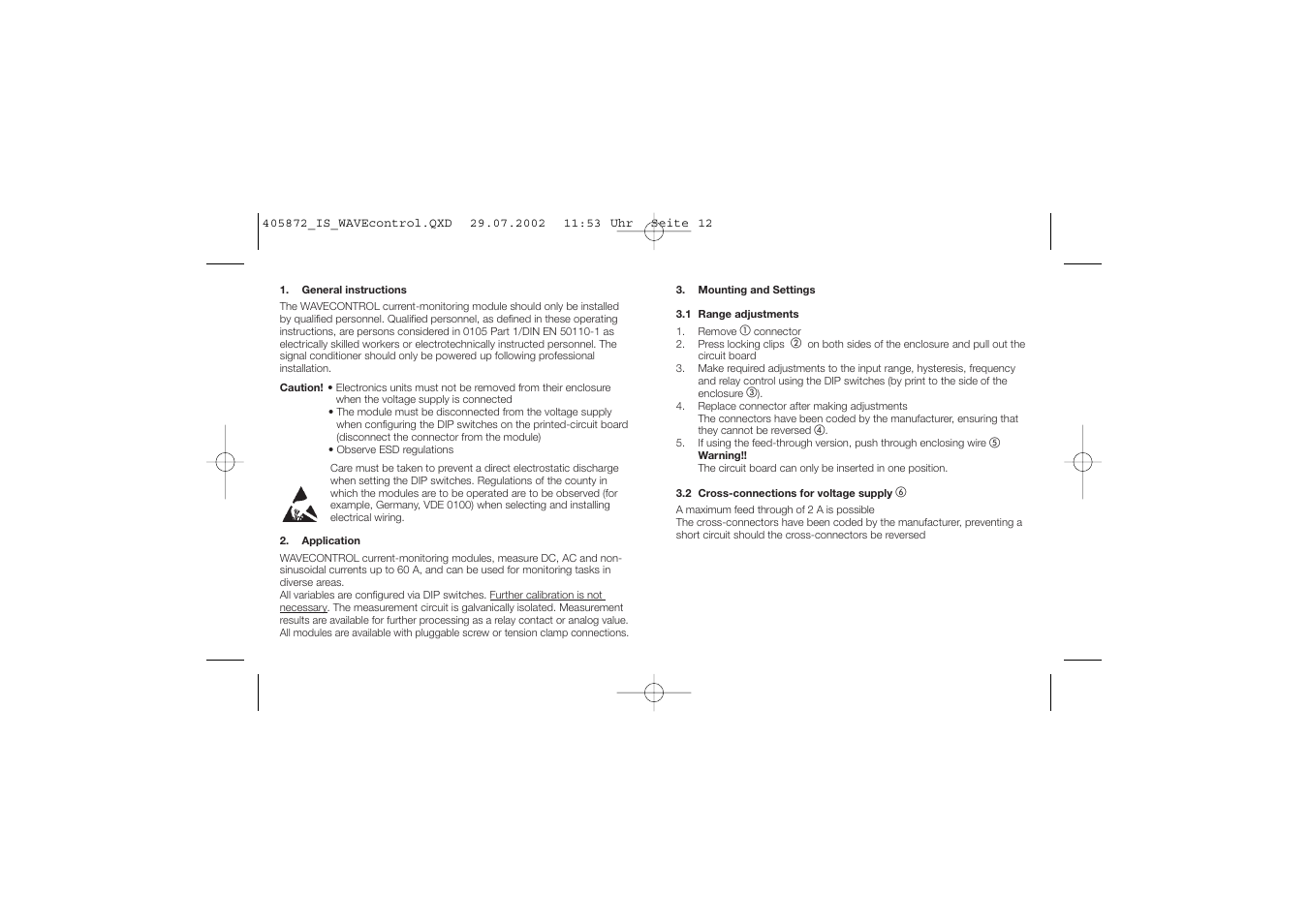 Weidmuller WAVE Control: Current Monitoring Module User Manual | Page 3 / 6