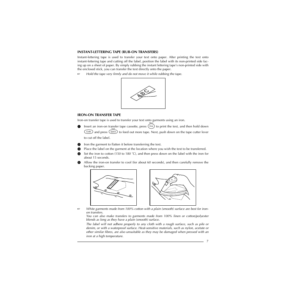 Ab c | Brother HL-1850 User Manual | Page 11 / 71