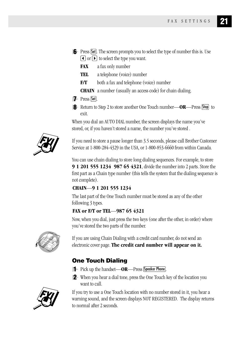 One touch dialing | Brother MFC 1970MC User Manual | Page 29 / 136