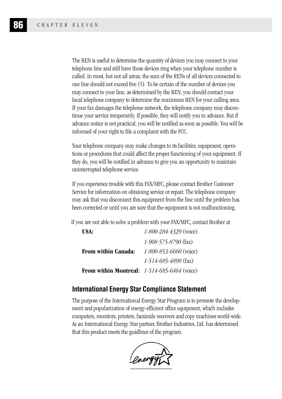 International energy star compliance statement | Brother MFC 1970MC User Manual | Page 94 / 136