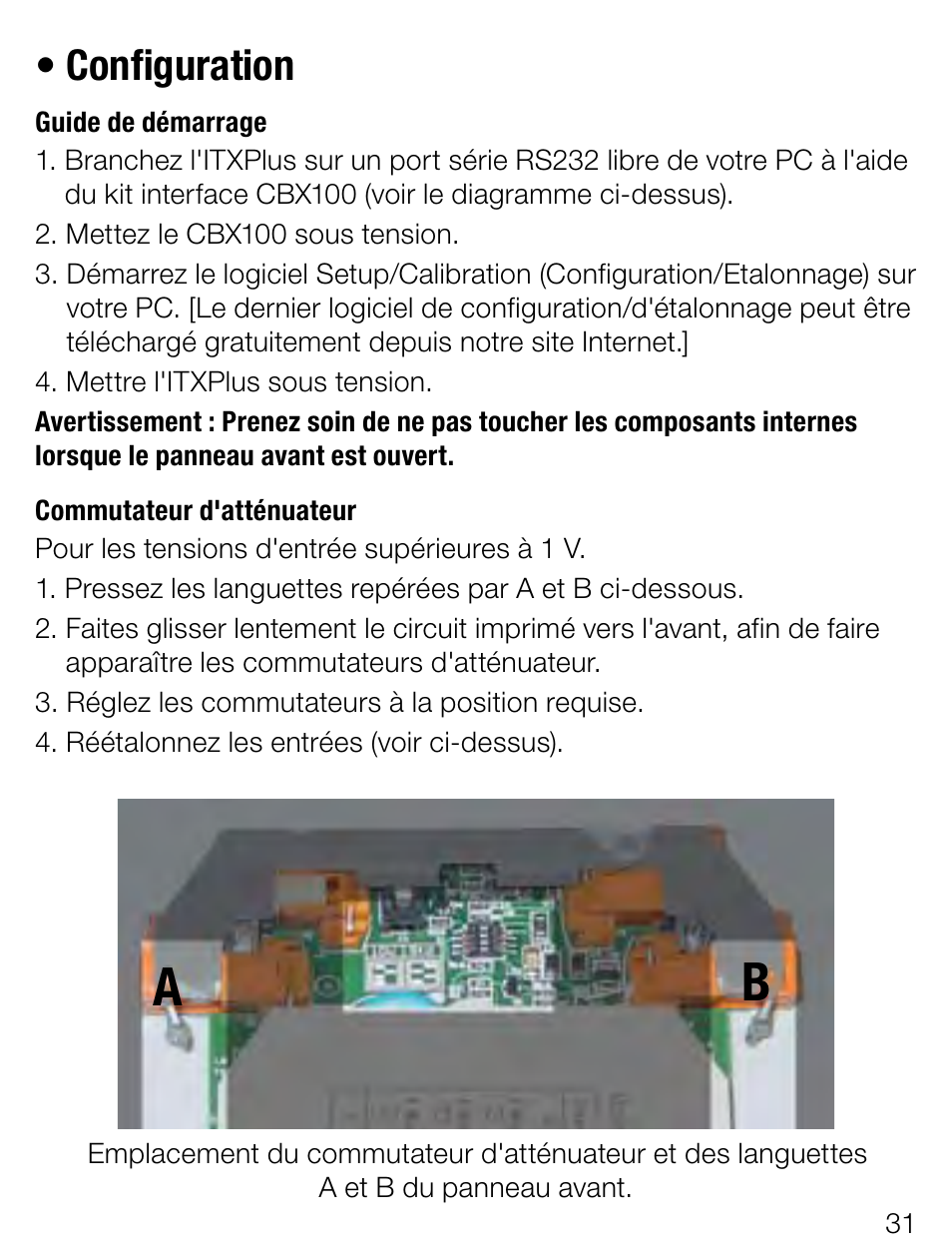 Configuration | Weidmuller ITX+ - Universal signal isolator / amplifier User Manual | Page 31 / 64