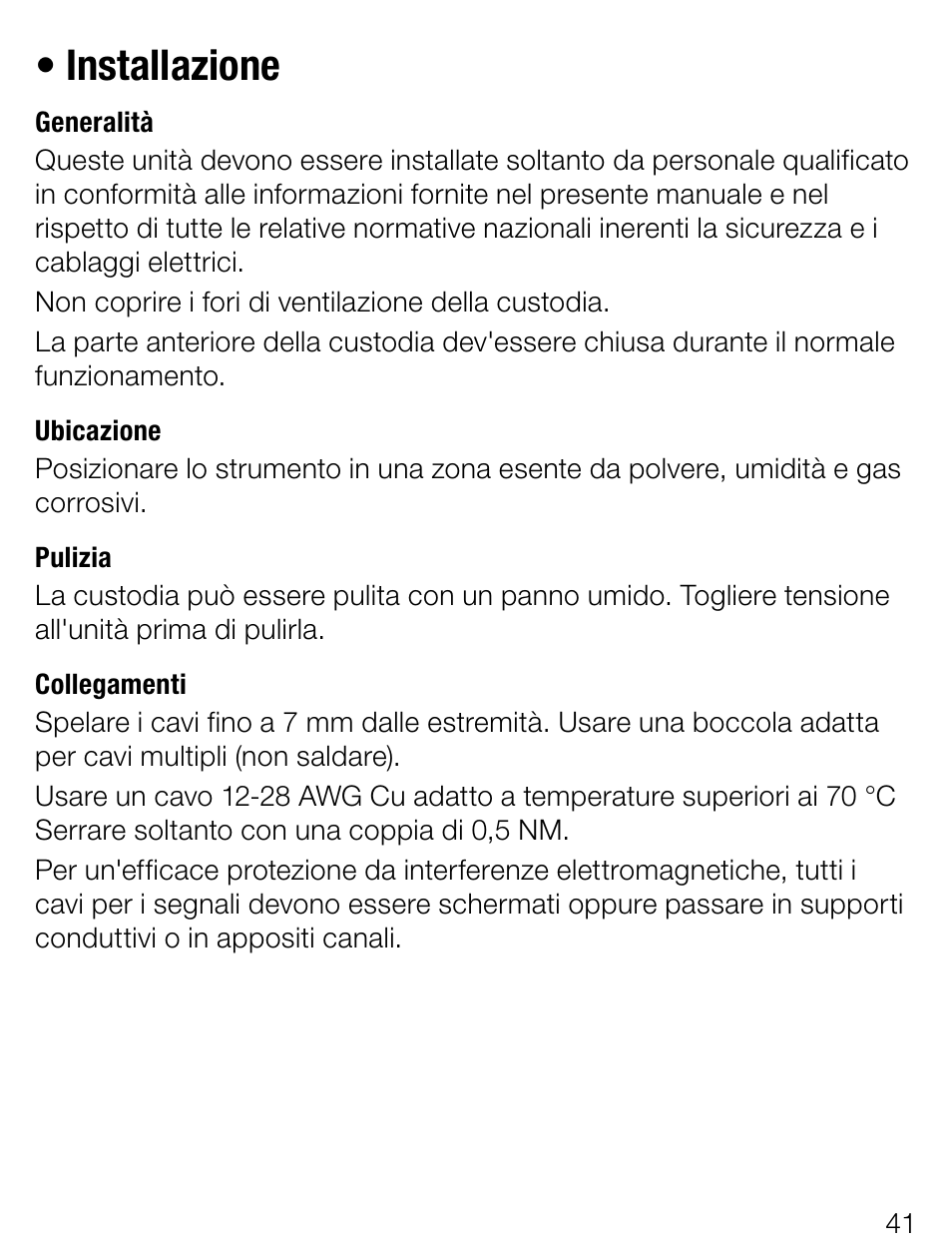 Installazione | Weidmuller ITX+ - Universal signal isolator / amplifier User Manual | Page 41 / 64