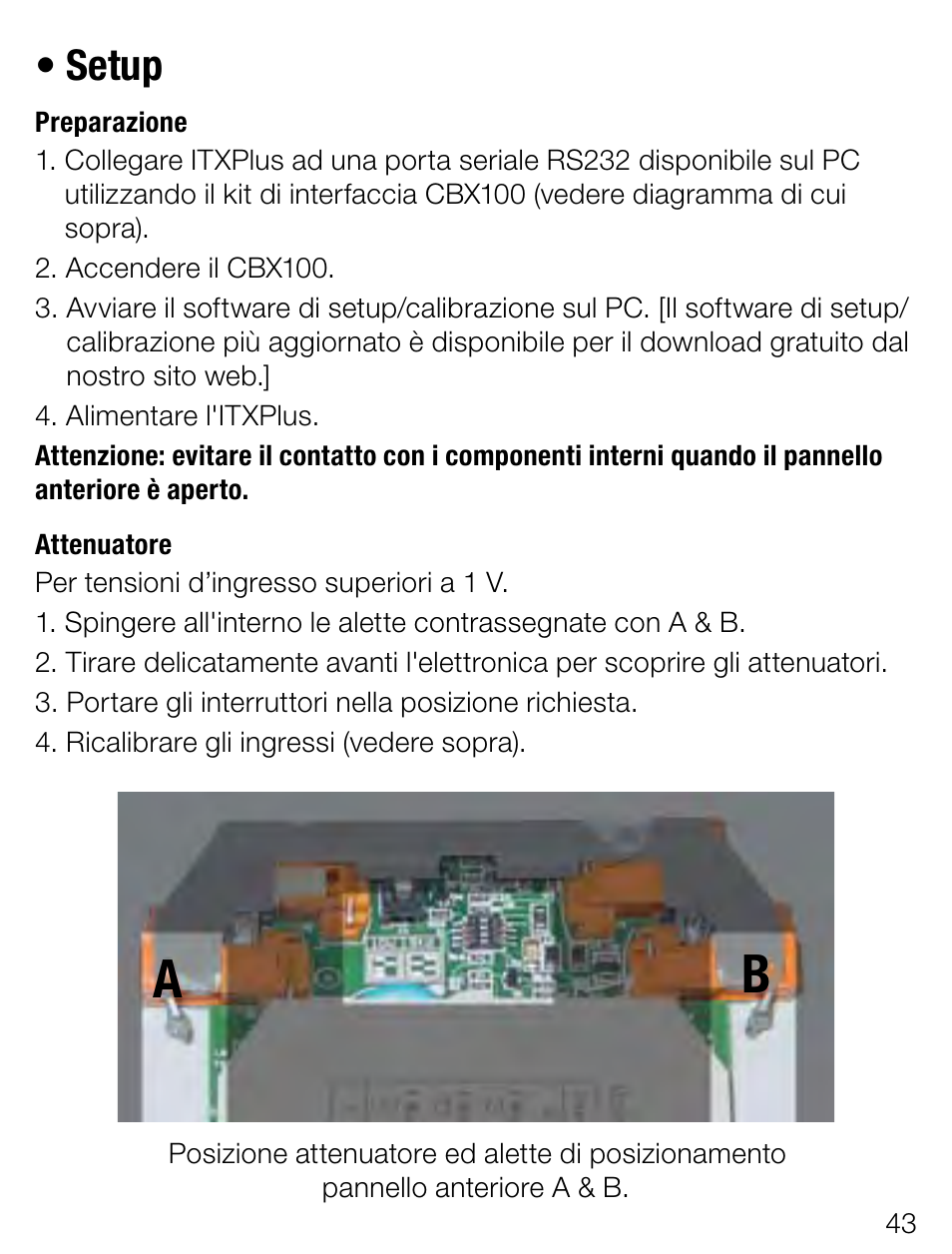 Setup | Weidmuller ITX+ - Universal signal isolator / amplifier User Manual | Page 43 / 64