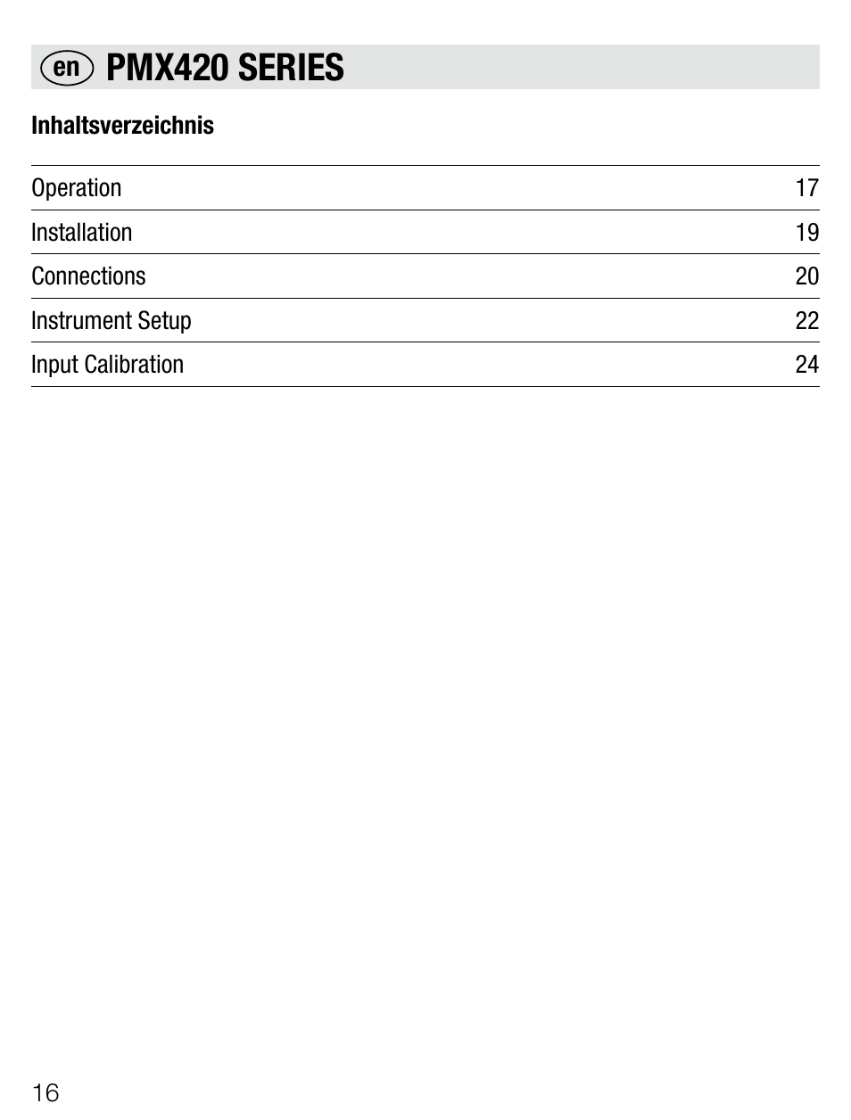 Pmx420series | Weidmuller PMX420SERIES - Display instrument for control panel User Manual | Page 16 / 68
