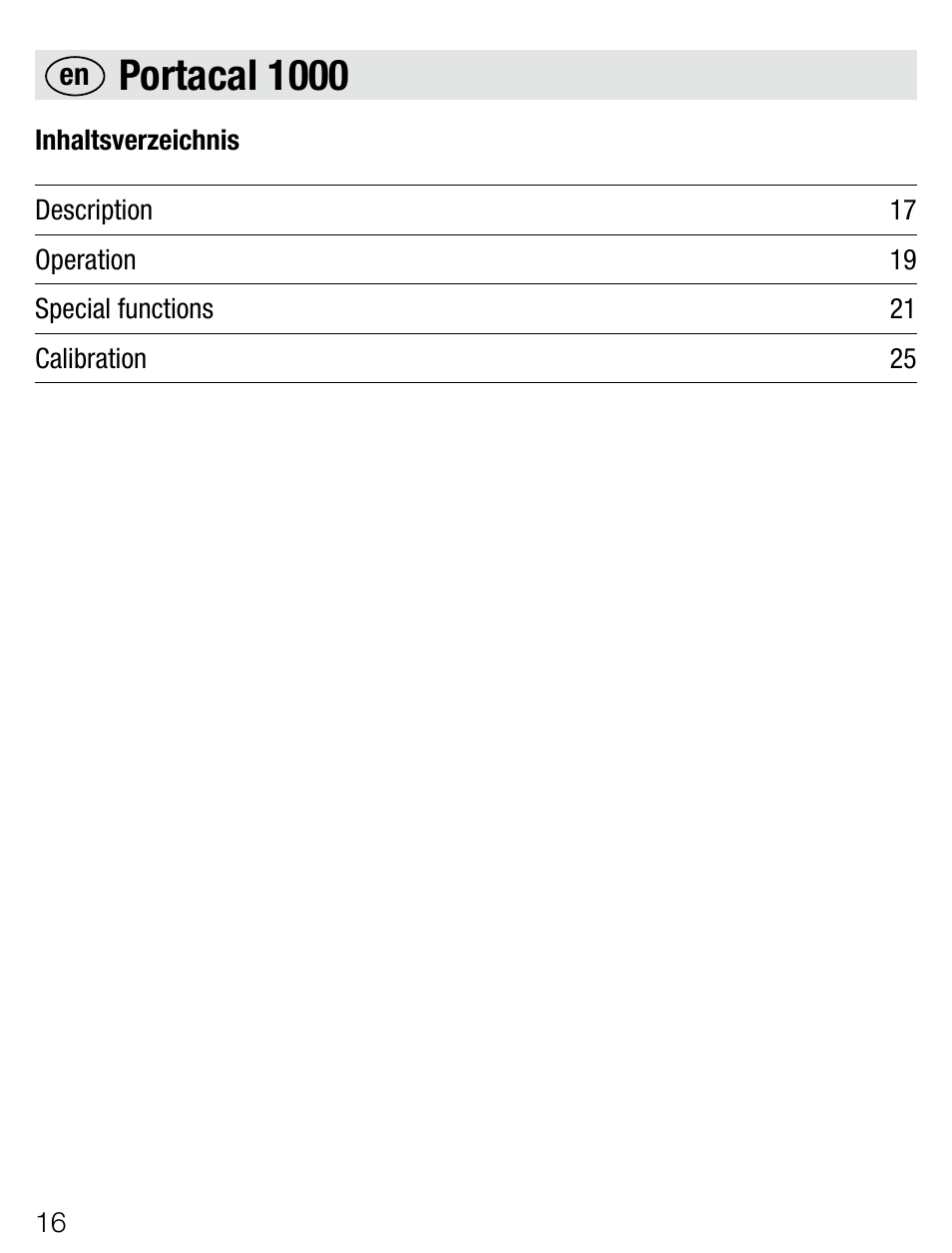Portacal 1000 | Weidmuller Portacal 1000 - Instrument Calibrator User Manual | Page 2 / 41