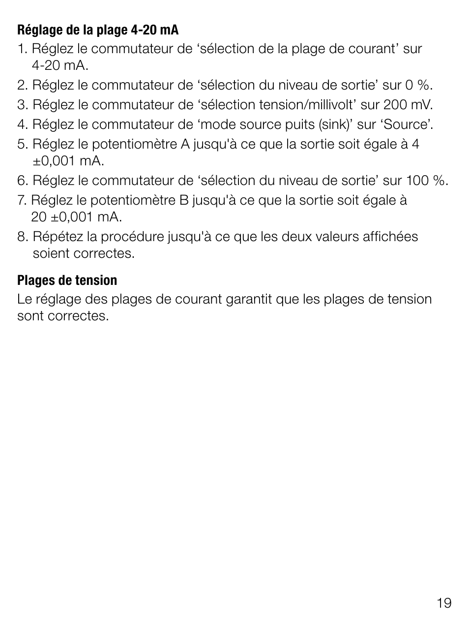 Weidmuller Portacal 275 - Signal source and loop calibrator User Manual | Page 19 / 32