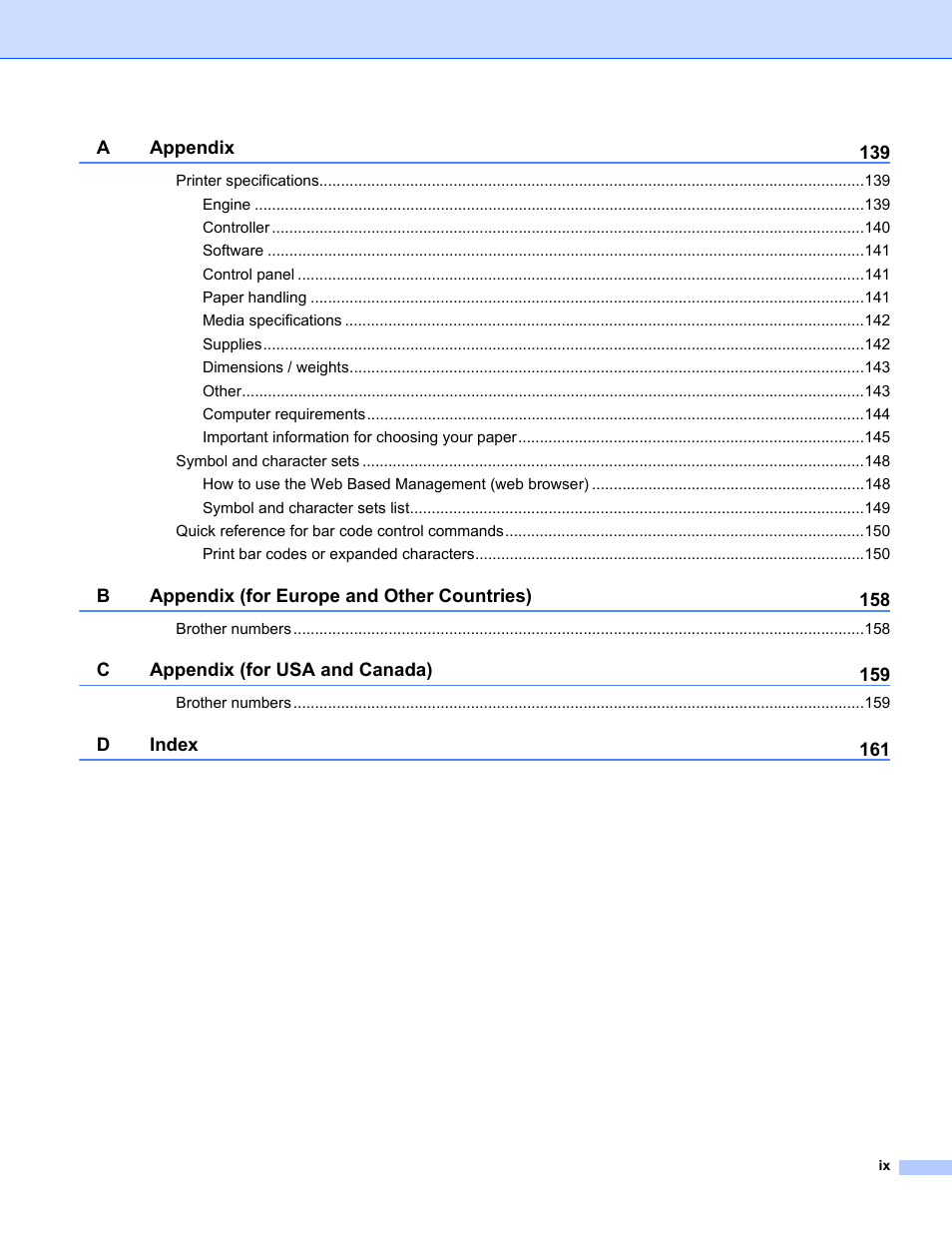Brother HL 5370DW User Manual | Page 10 / 172