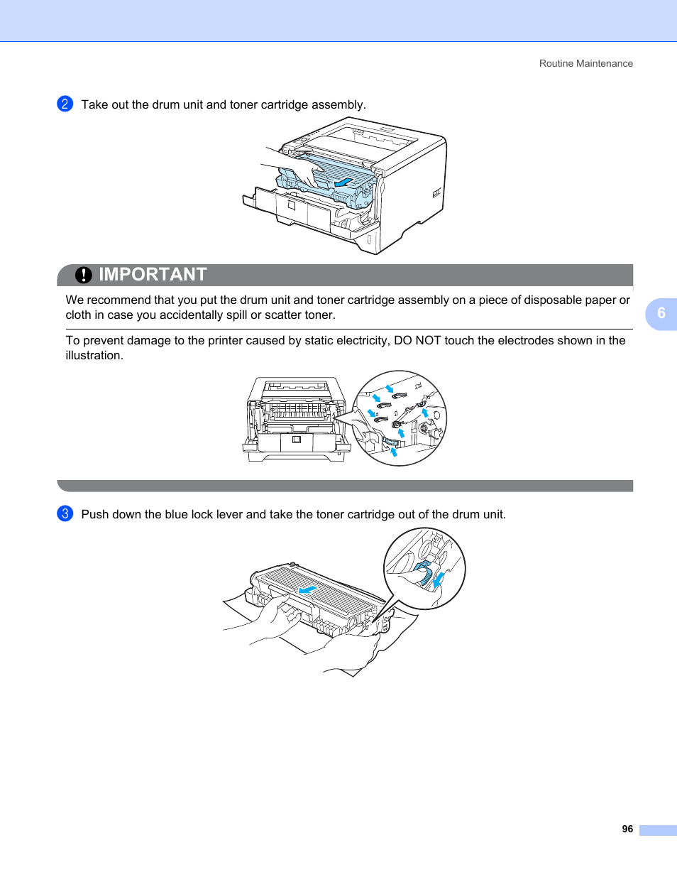 Important | Brother HL 5370DW User Manual | Page 106 / 172