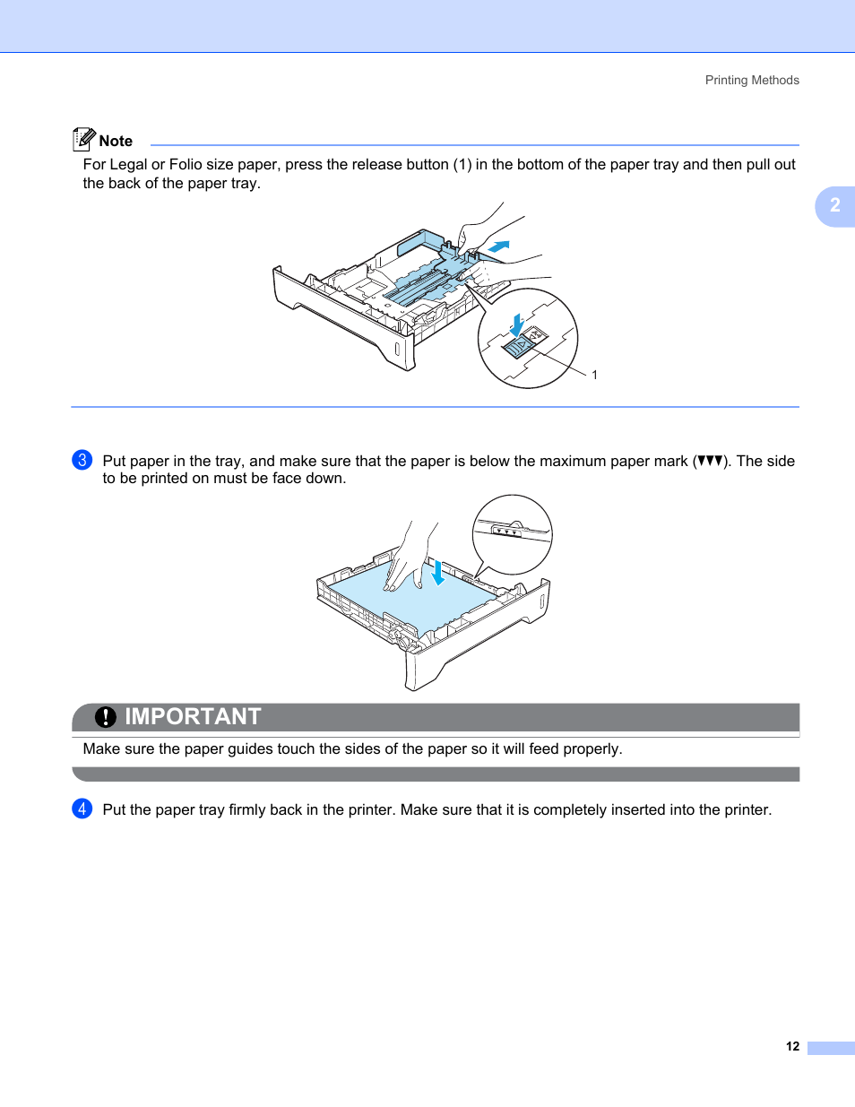 Important | Brother HL 5370DW User Manual | Page 22 / 172
