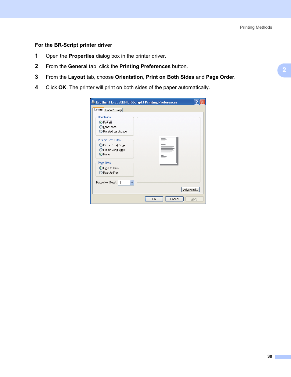 Brother HL 5370DW User Manual | Page 40 / 172