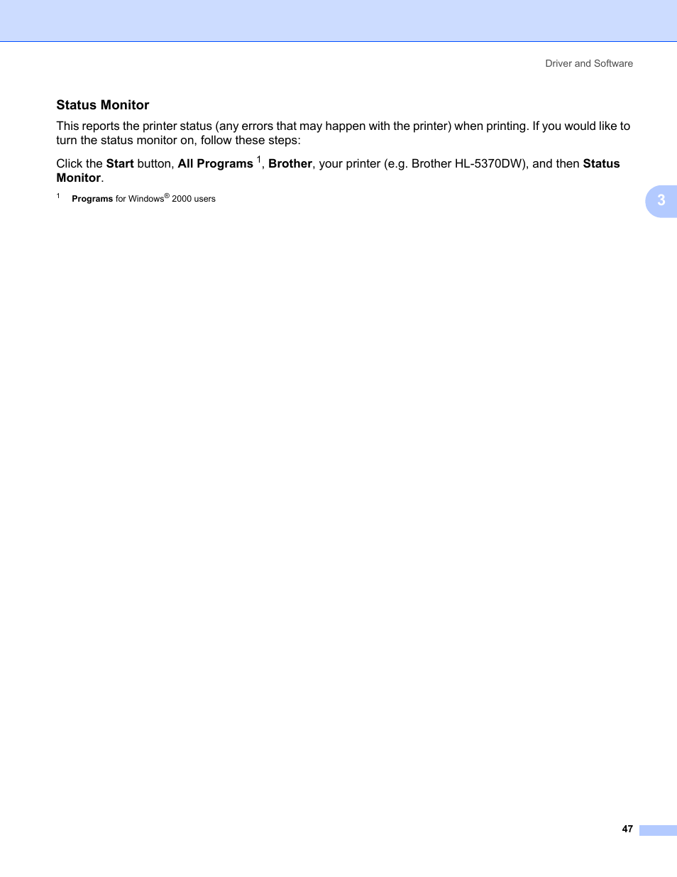Status monitor | Brother HL 5370DW User Manual | Page 57 / 172