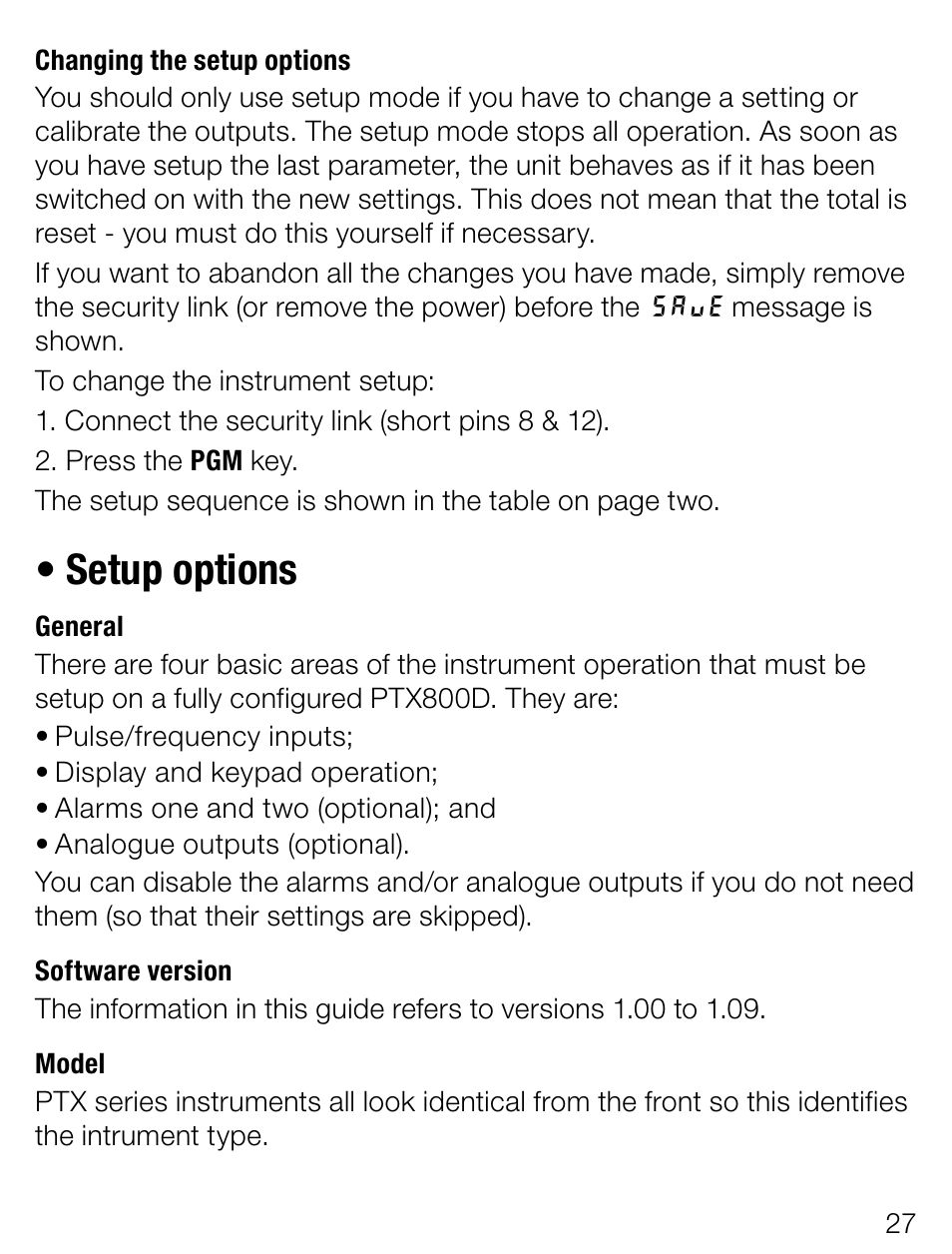 Setup options | Weidmuller PTX800D - Scalable pulse and frequency counter User Manual | Page 5 / 22