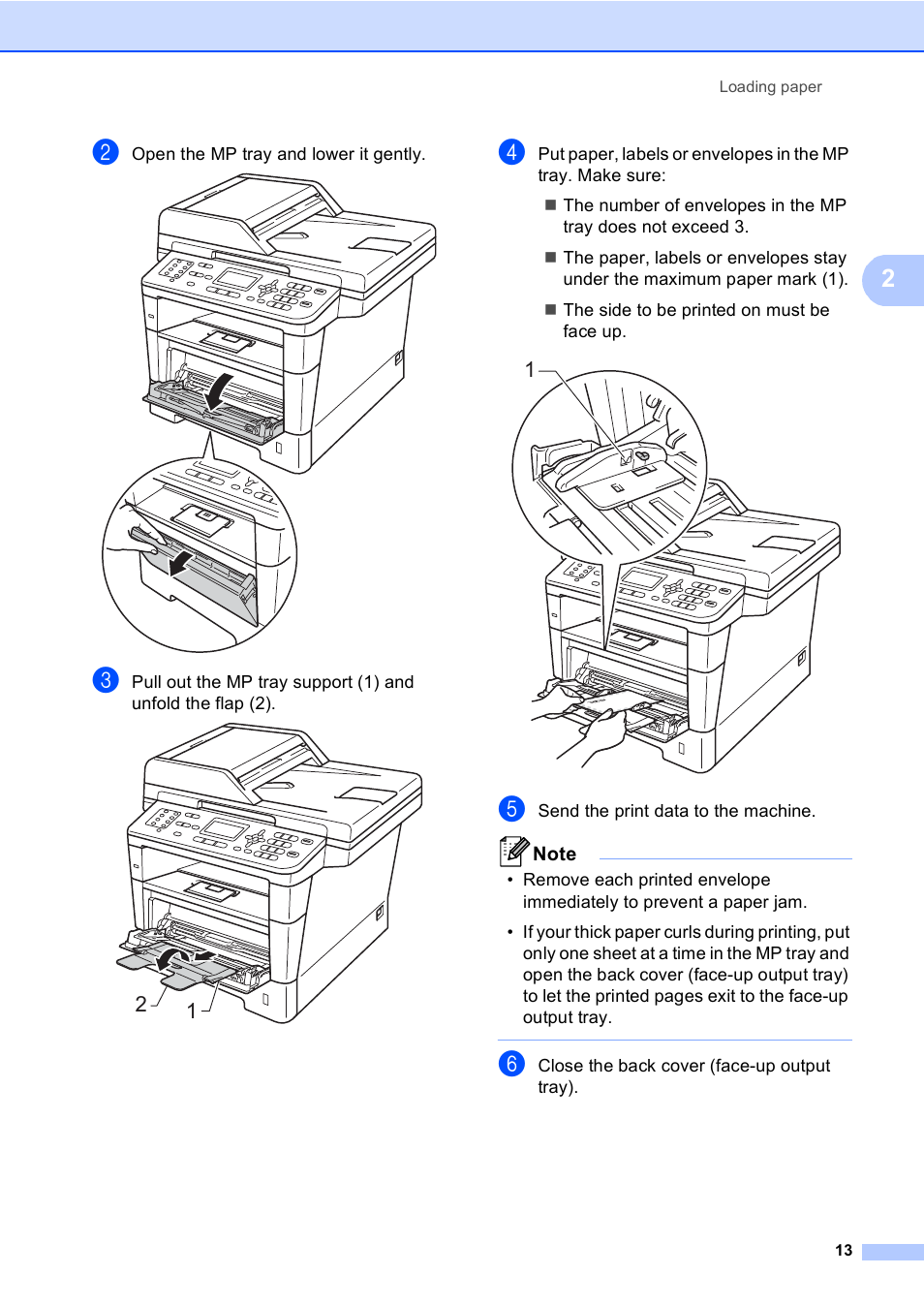 Brother MFC-8510DN User Manual | Page 21 / 181